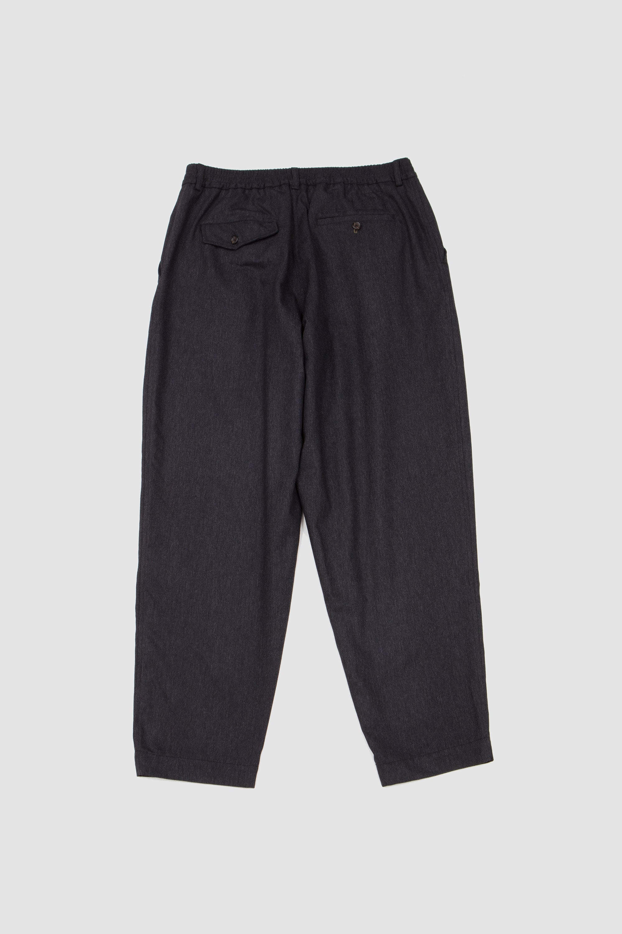Pleated Track Pant Rec. It. Tweed Charcoal_4