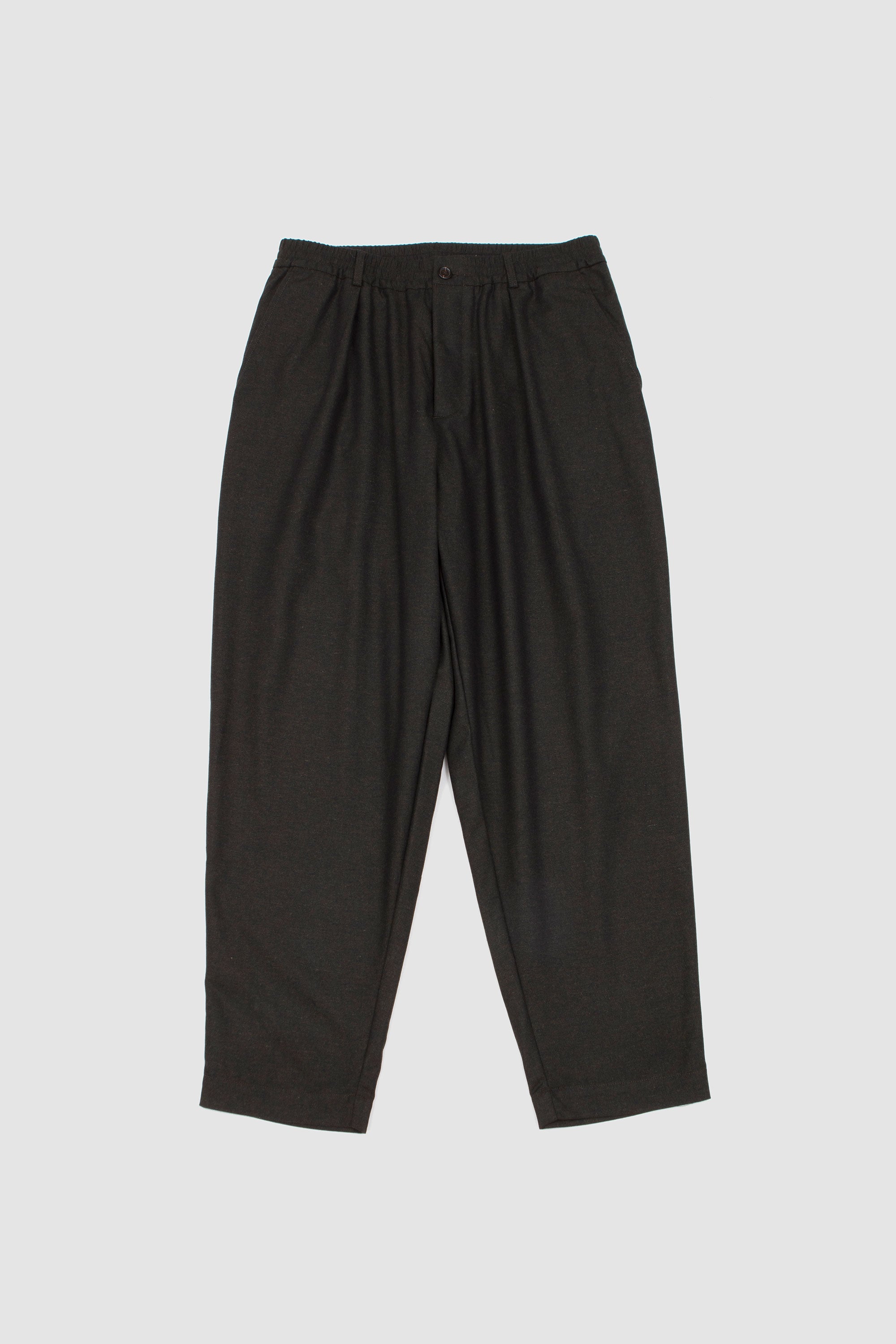 Pleated Track Pant Rec. It. Tweed Olive_1