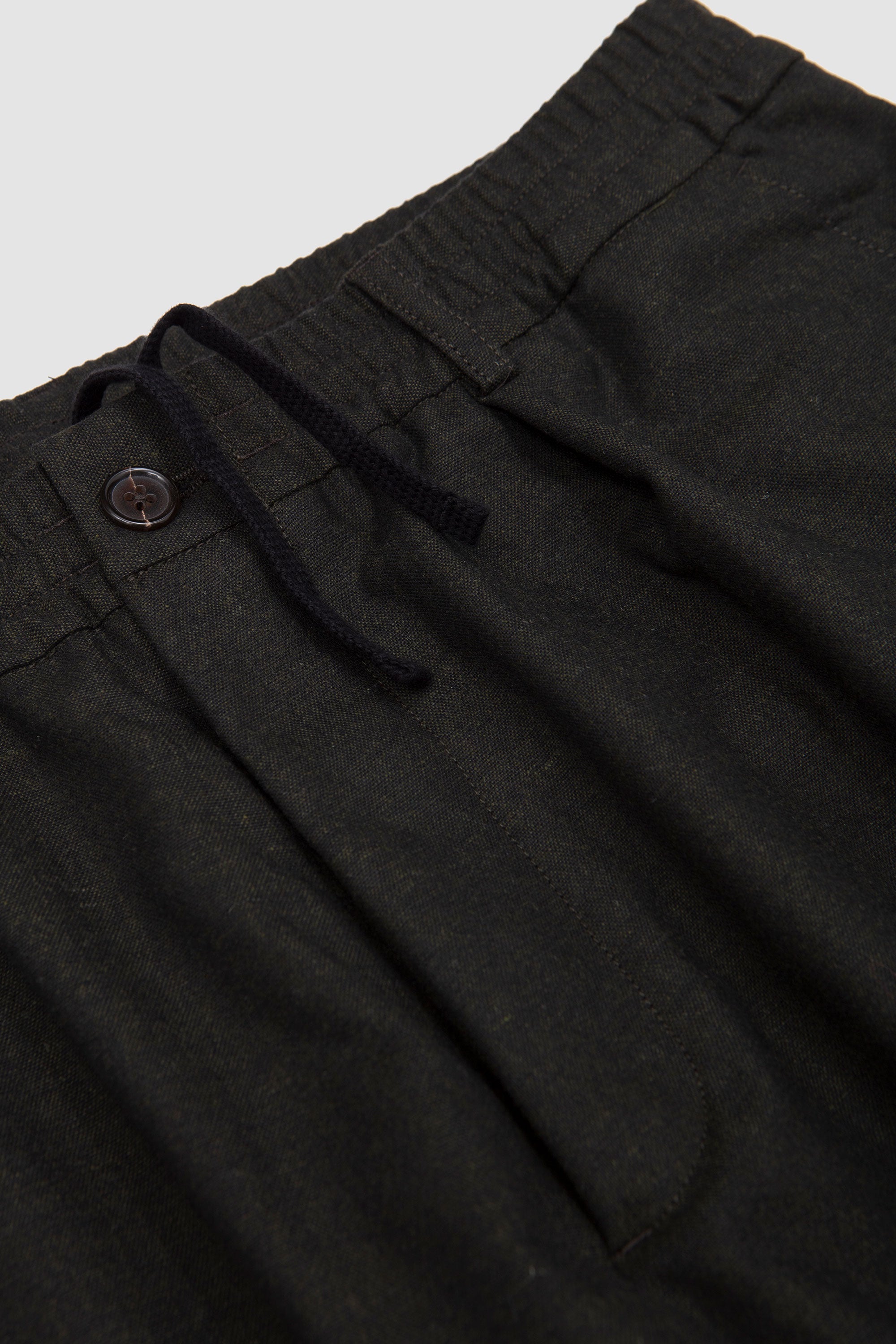Pleated Track Pant Rec. It. Tweed Olive_2