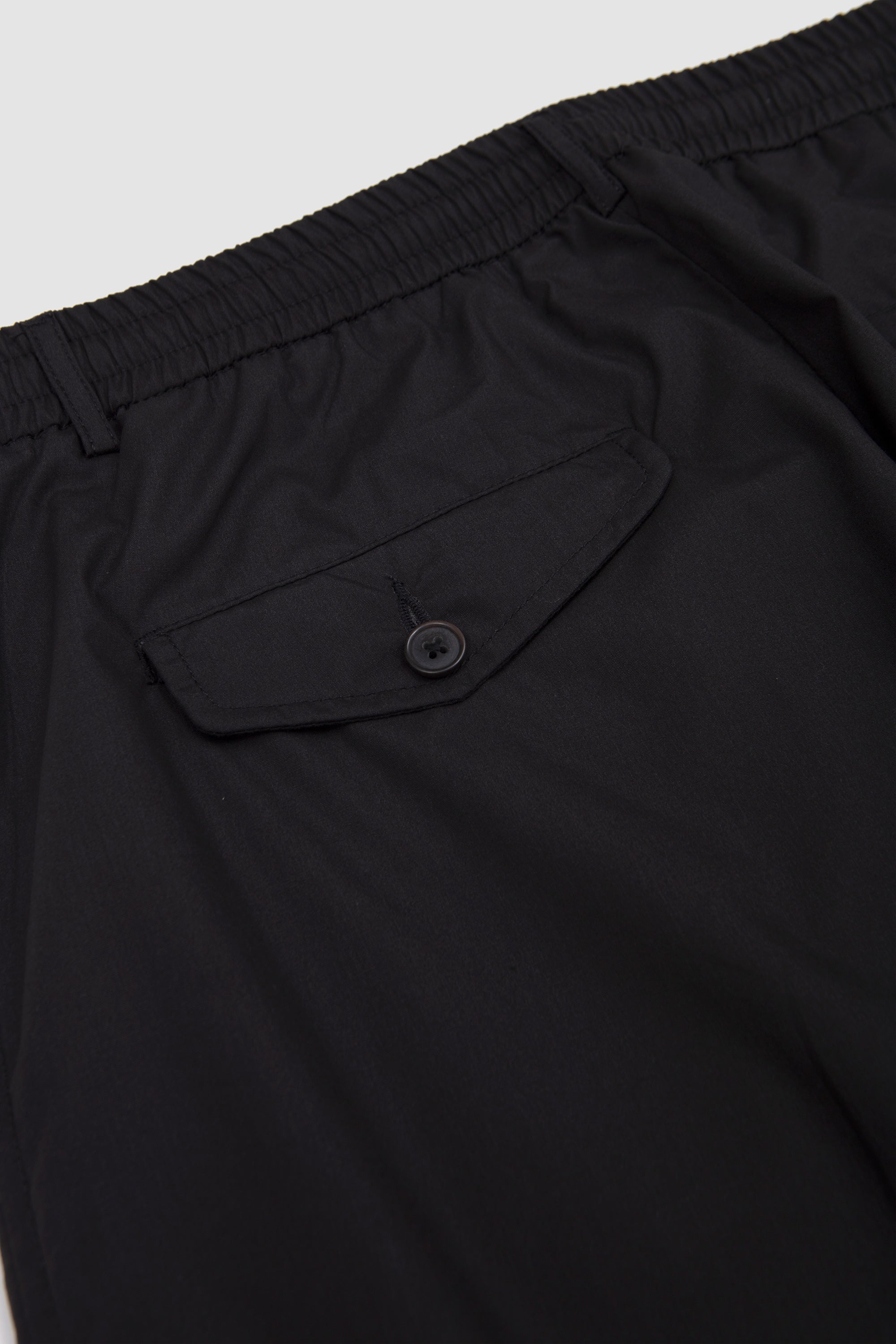 Pleated Track Pant Rec. Poly Tech Black
