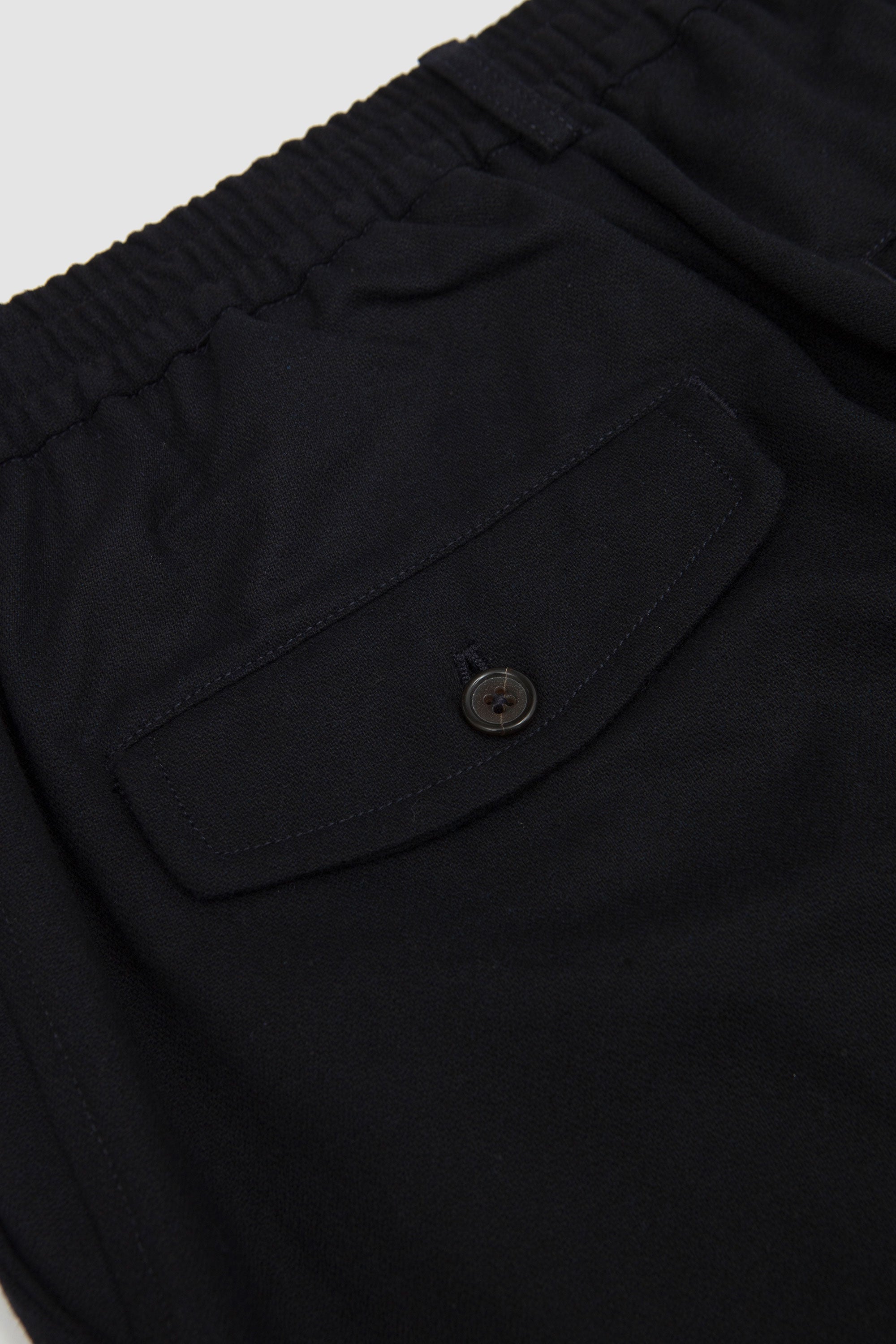 Pleated Track Pant Upcycled It Tweed Dark Navy