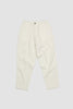 SPORTIVO STORE_Pleated Track Pant Winter Twill Winter White