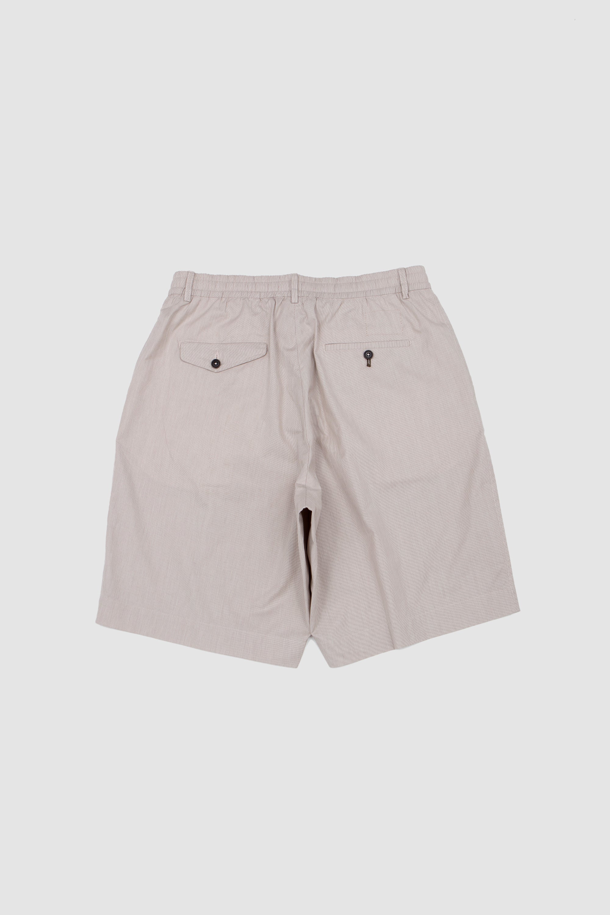 Pleated Track Short Kennedy Stripe Brown_4