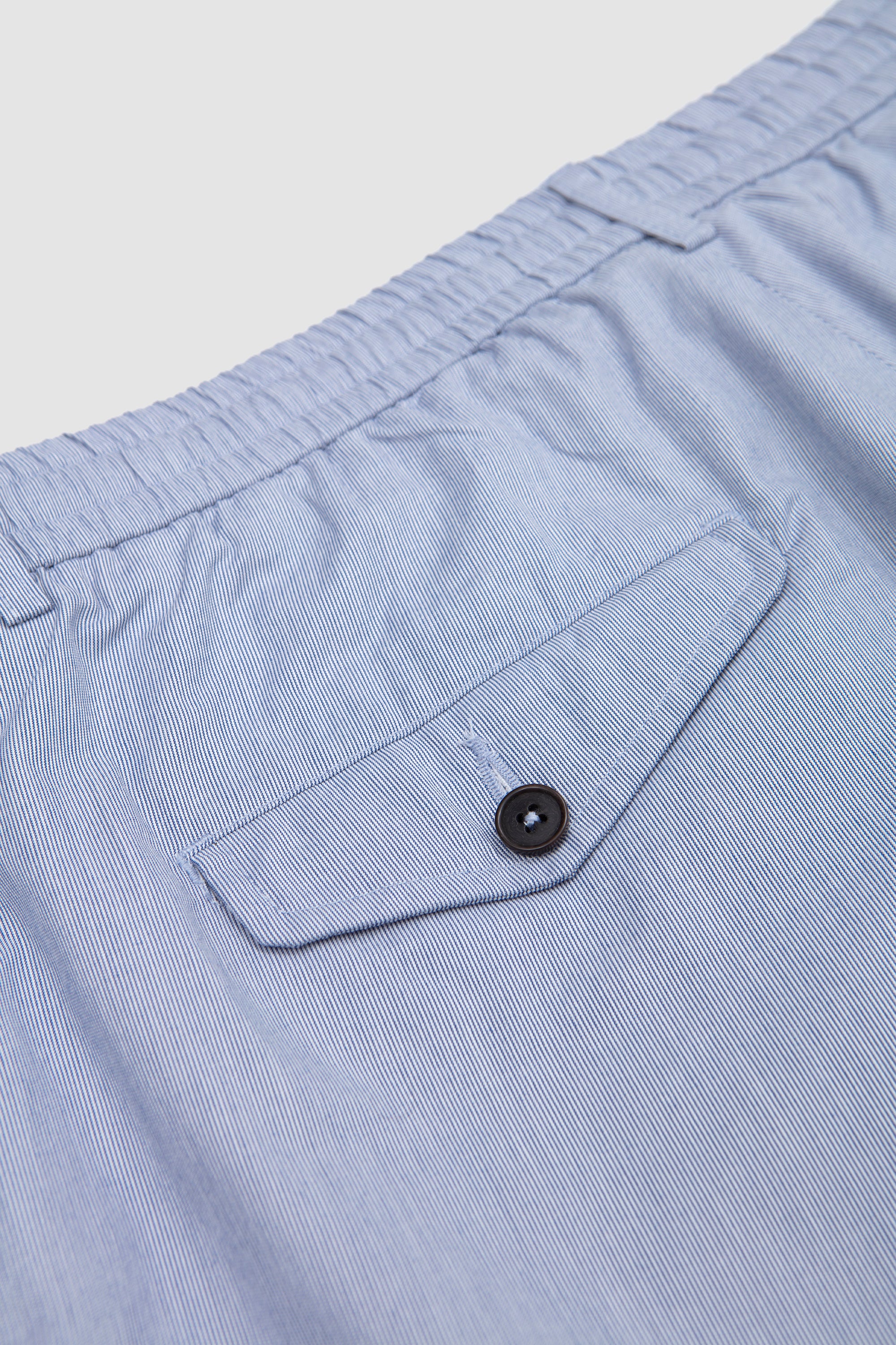 Pleated Track Short Kennedy Stripe Navy