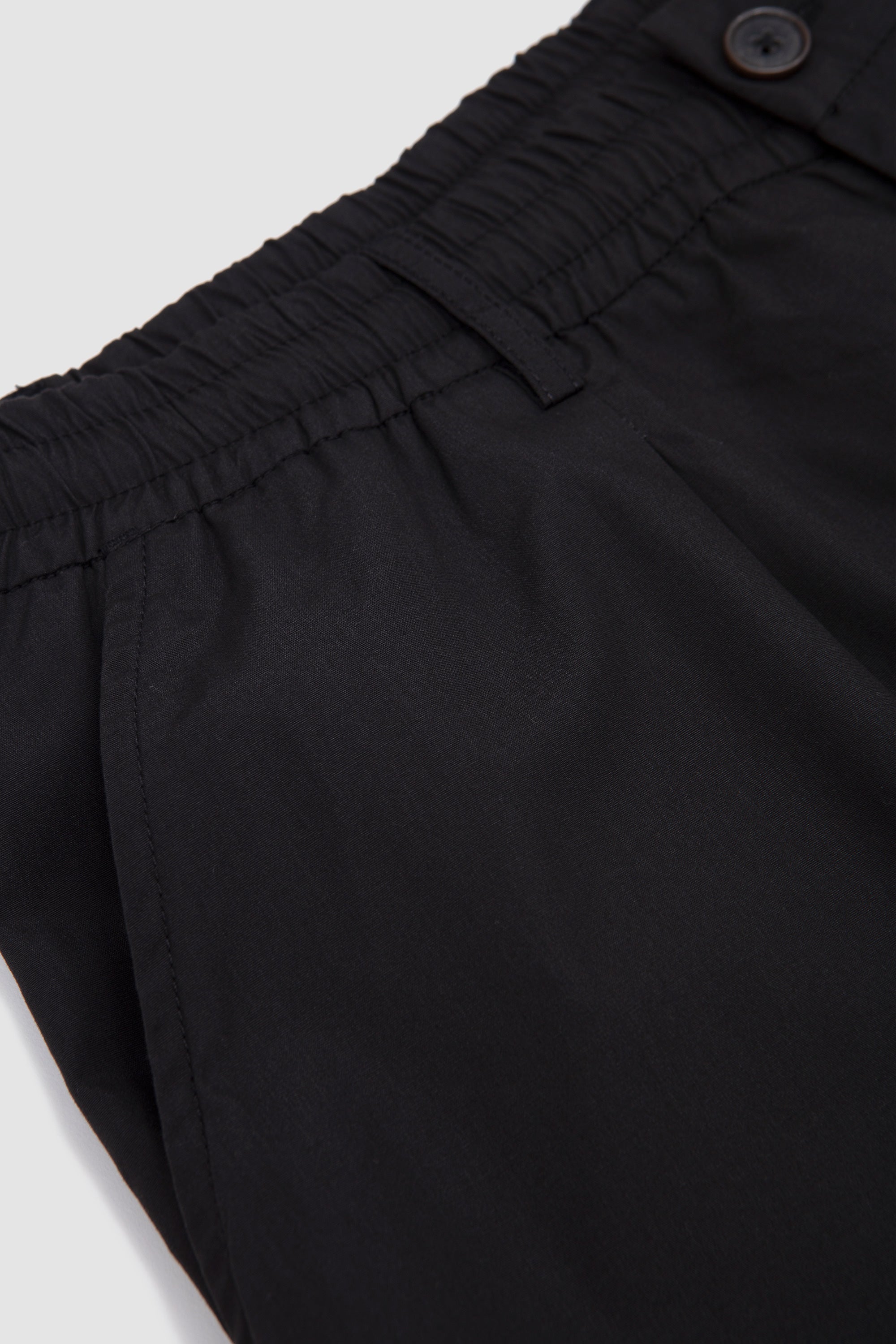 Pleated Track Short Rec. Poly Tech black