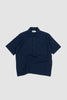SPORTIVO STORE_Pullover Knit Shirt Indigo Melange Eco Cotton