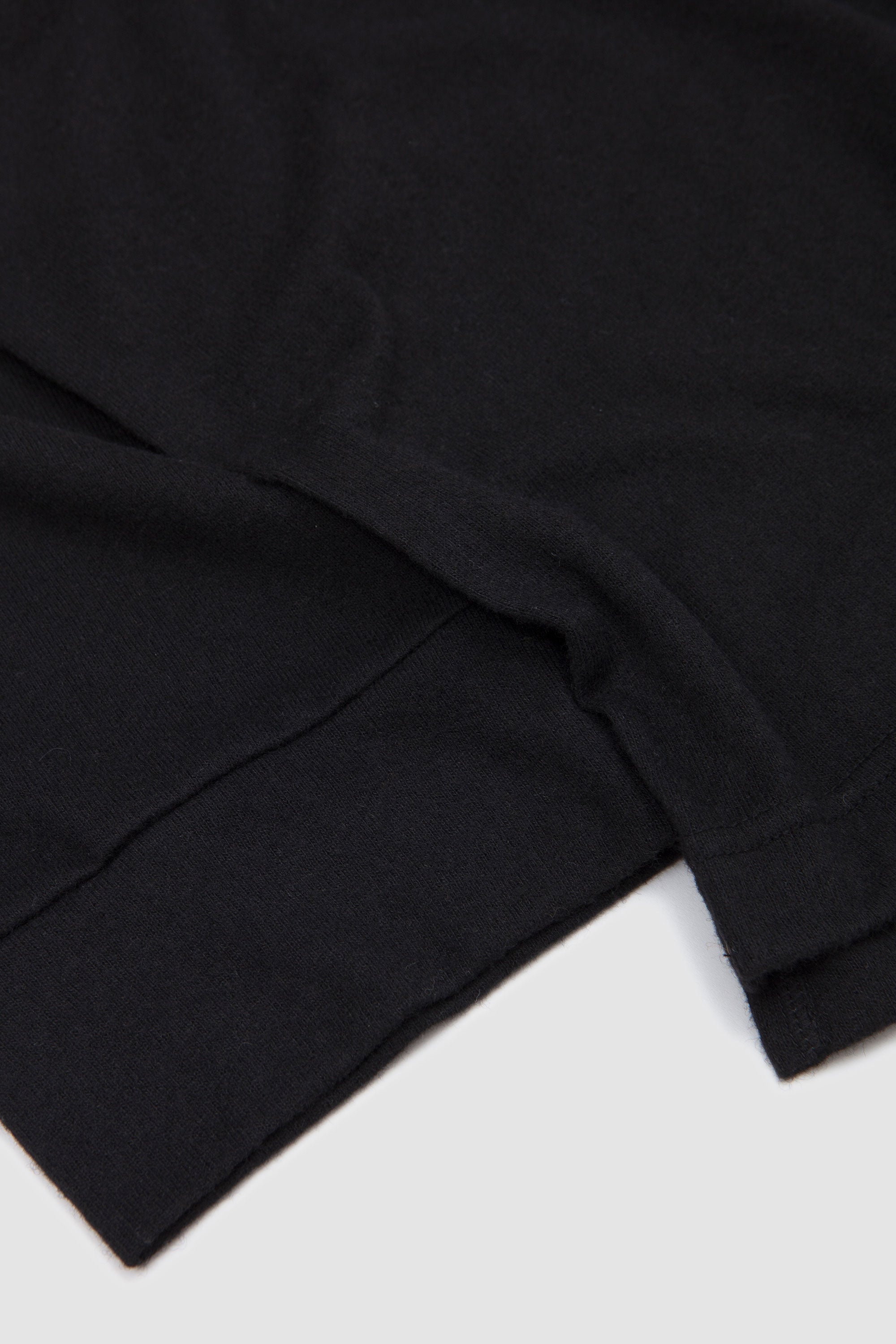 Pullover LS Shirt Rec. Wool Mix SJ Black