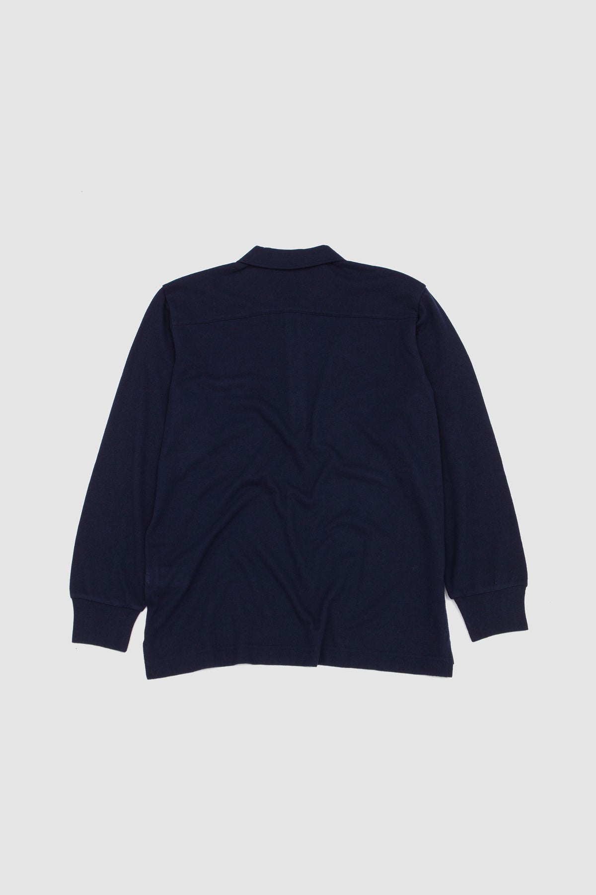 Pullover LS Shirt Rec. Wool Mix SJ Dark Navy_4