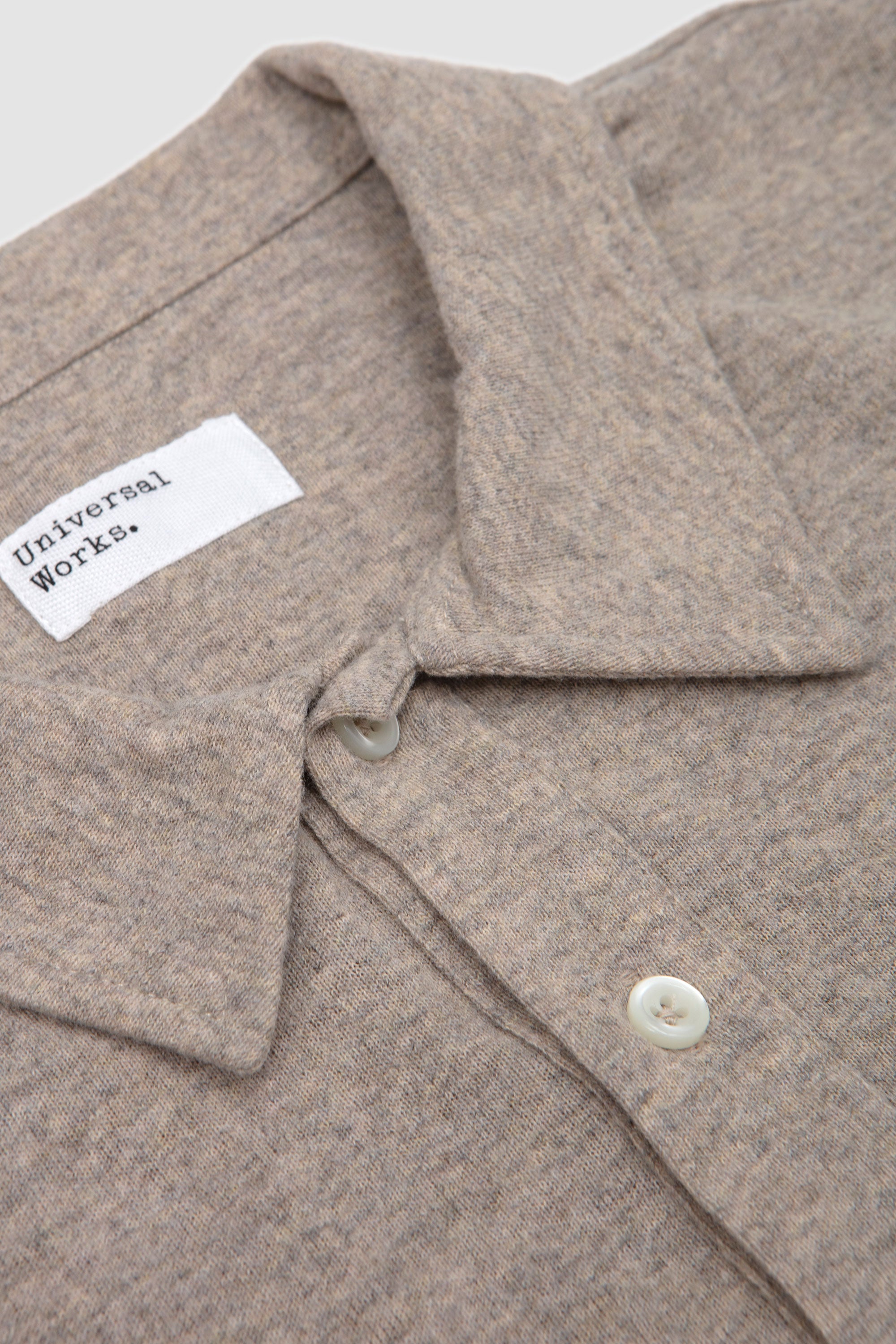 Pullover LS Shirt Rec. Wool Mix SJ Dark Sand