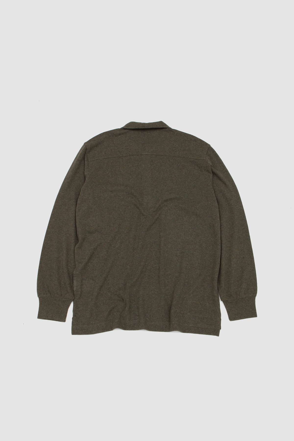 Pullover LS Shirt Rec. Wool Mix SJ Olive_4