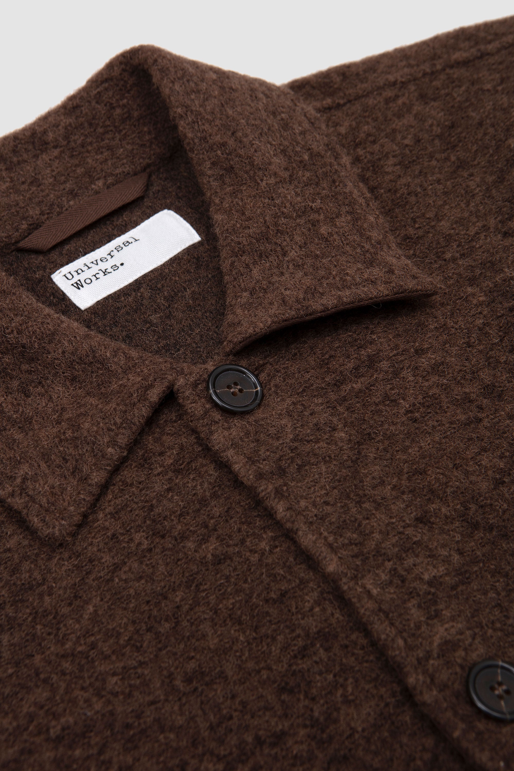 Rams Jacket Wool Fleece Brown Marl_2