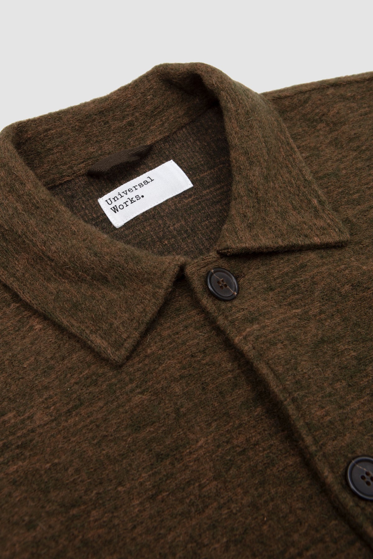 Rams Jacket Wool Mix Knit Olive_2