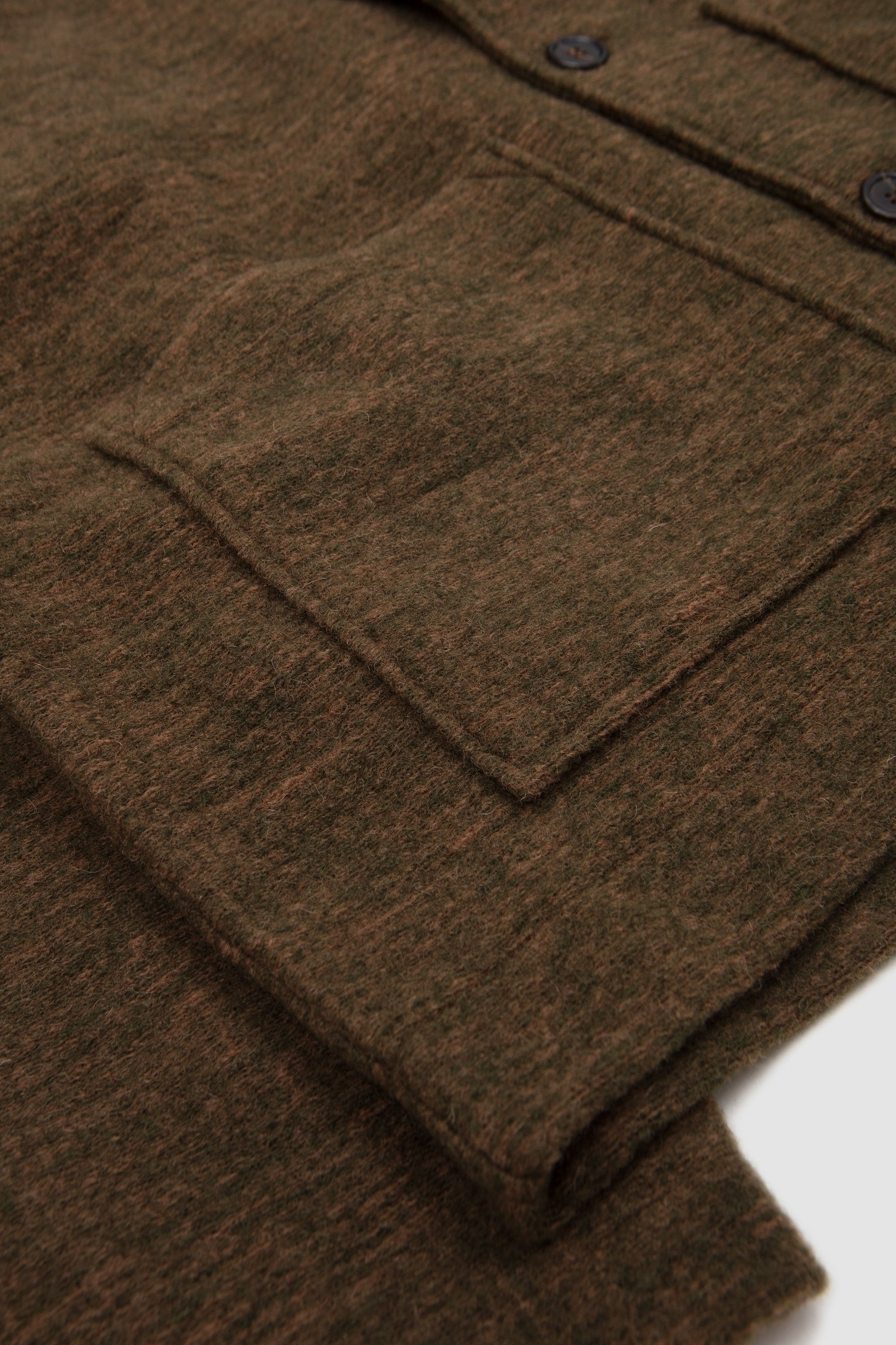 Rams Jacket Wool Mix Knit Olive_3