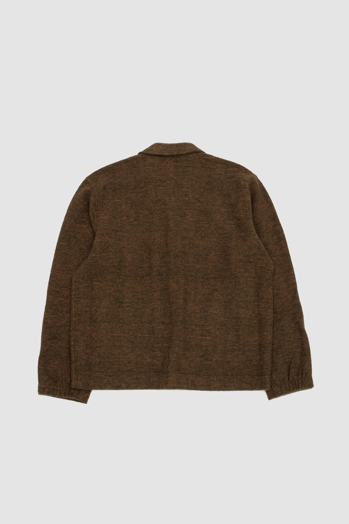 Rams Jacket Wool Mix Knit Olive_4