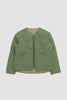 SPORTIVO STORE_Reversible Military Liner Jacket Green/Sand