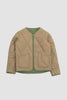 SPORTIVO STORE_Reversible Military Liner Jacket Green/Sand_6