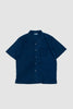 SPORTIVO STORE_Road Indigo Seersucker Cotton Shirt Washed Indigo