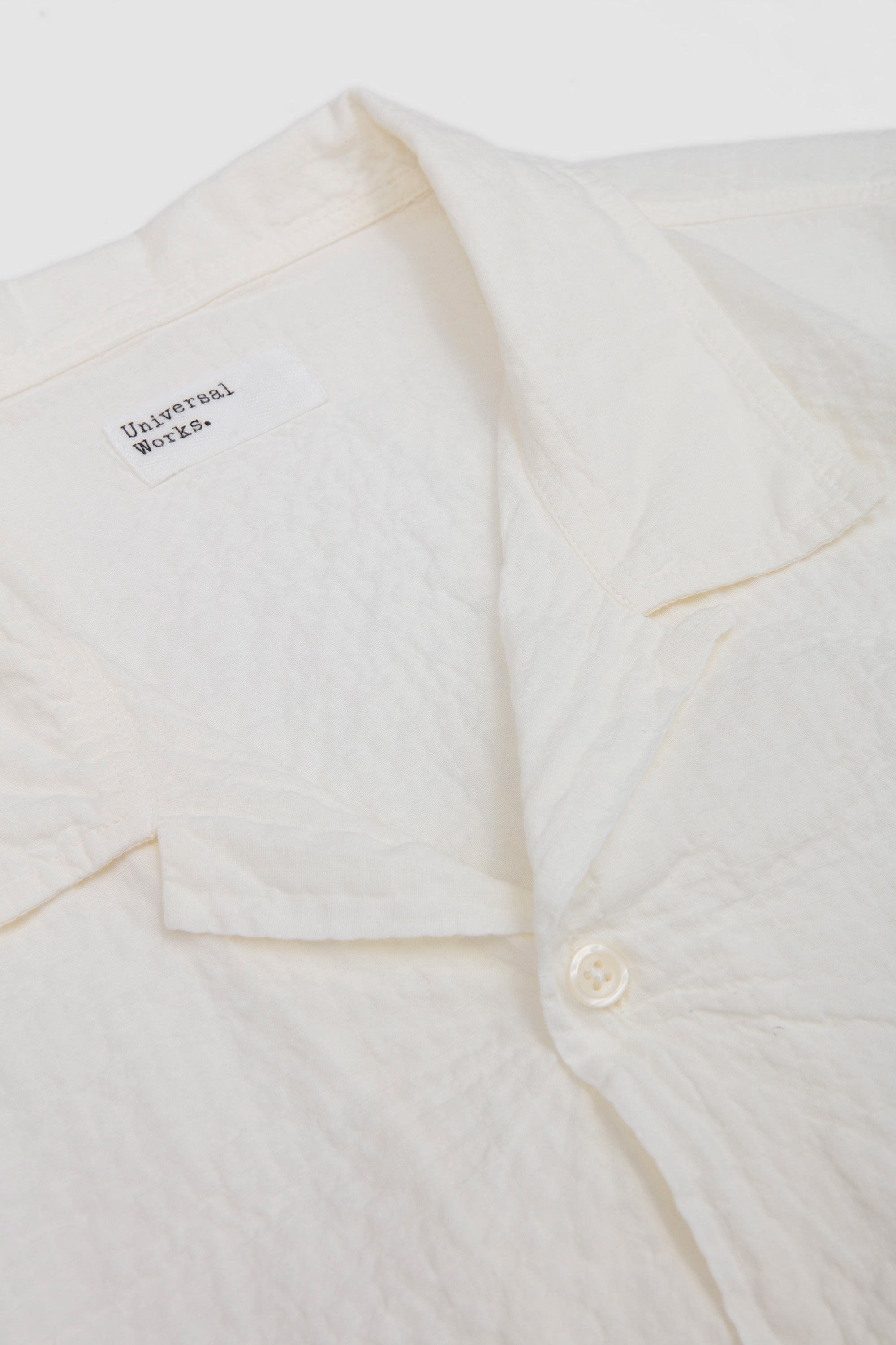 Road Shirt Arten Seersucker Ecru_2