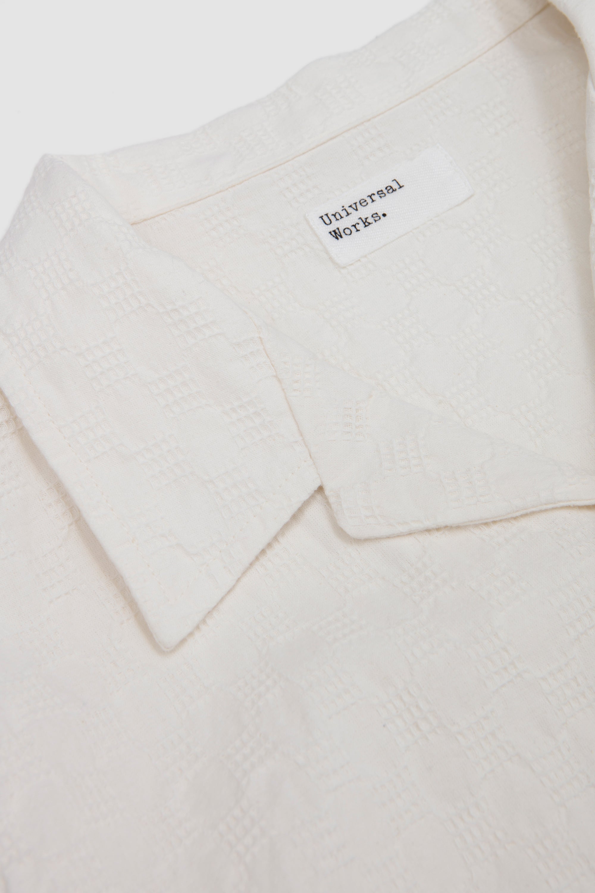 Road Shirt Dot Waffle Ecru_3