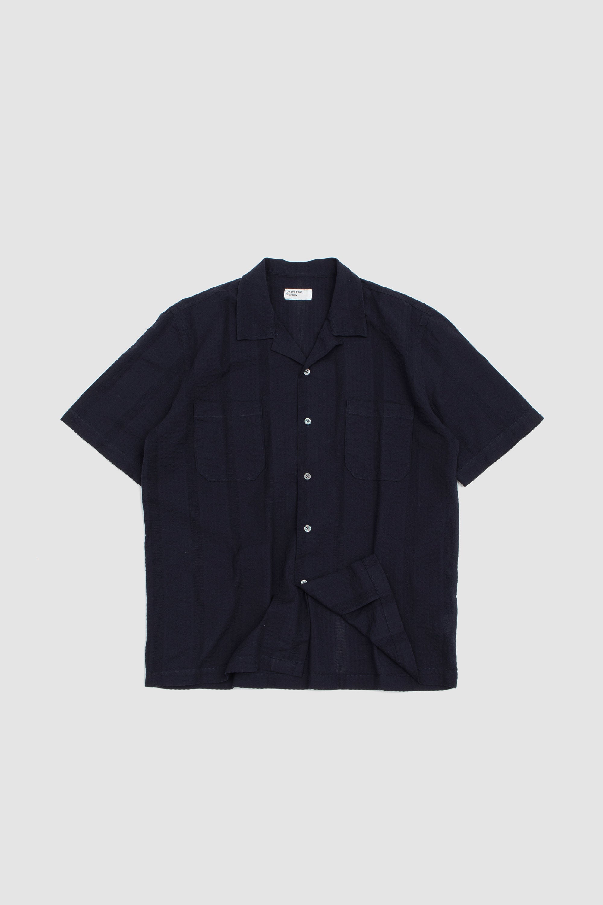 Road Shirt Reef Stripe Cotton Navy