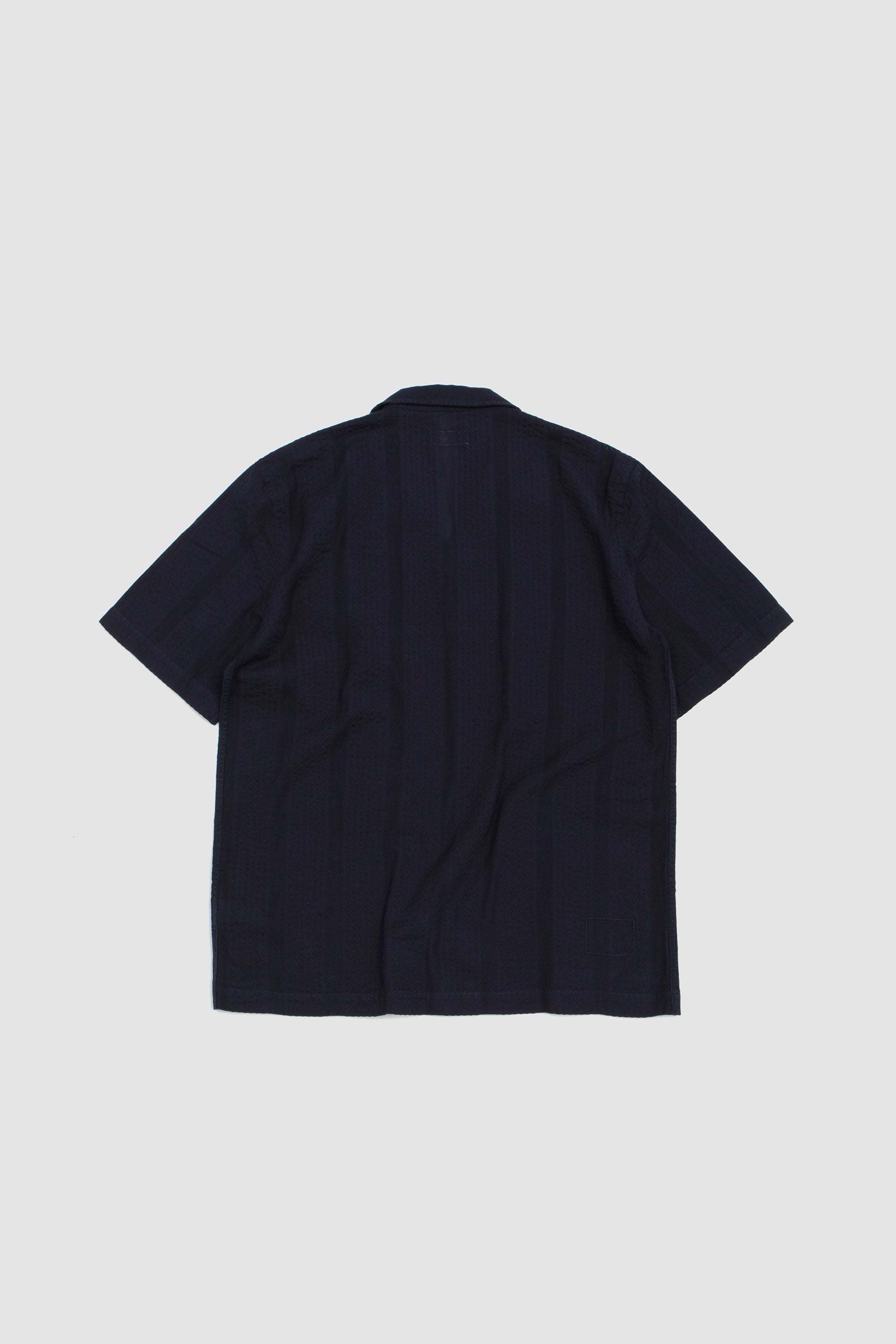 Road Shirt Reef Stripe Cotton Navy_4