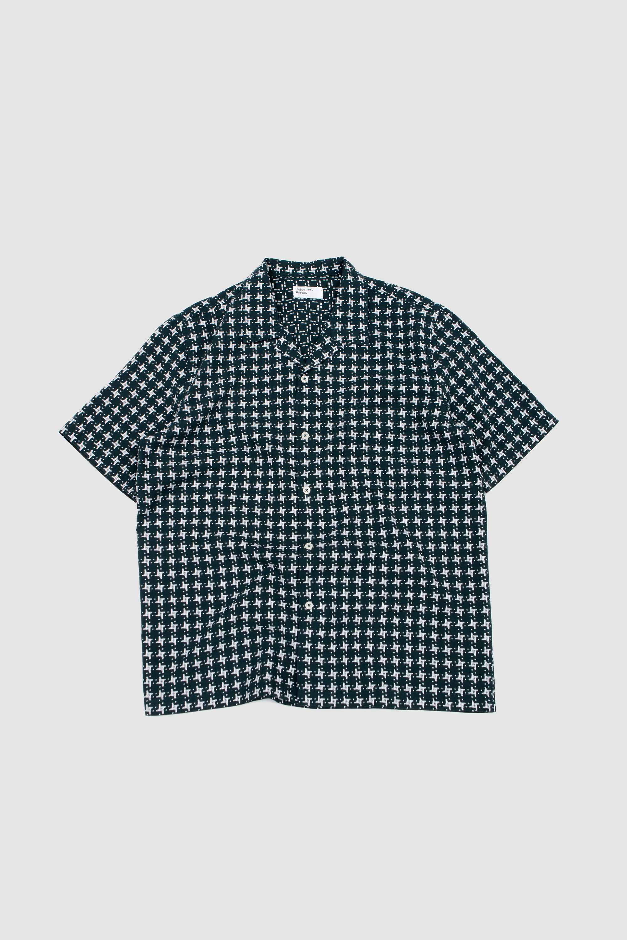 SPORTIVO [Lot.108 50s italian collar shirt hand drawn sumi]