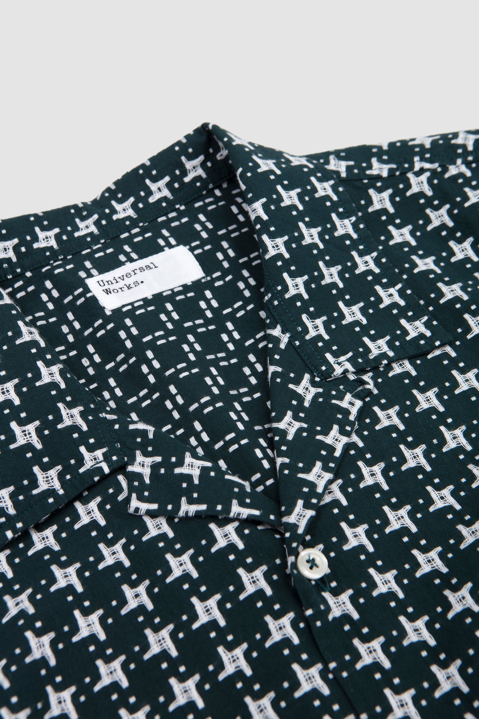 Road Shirt Rhodes 8 Cotton Green/ White_2