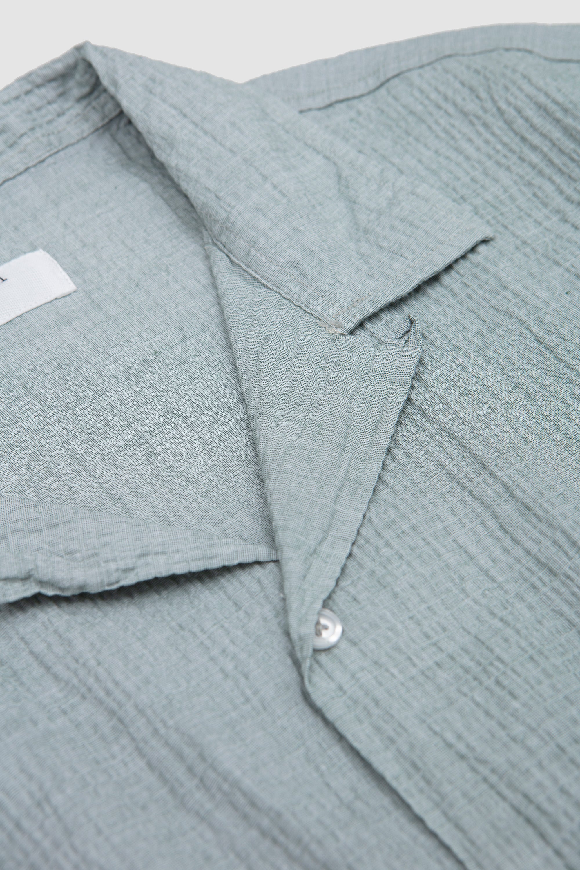 Road Shirt Seersucker Green_2