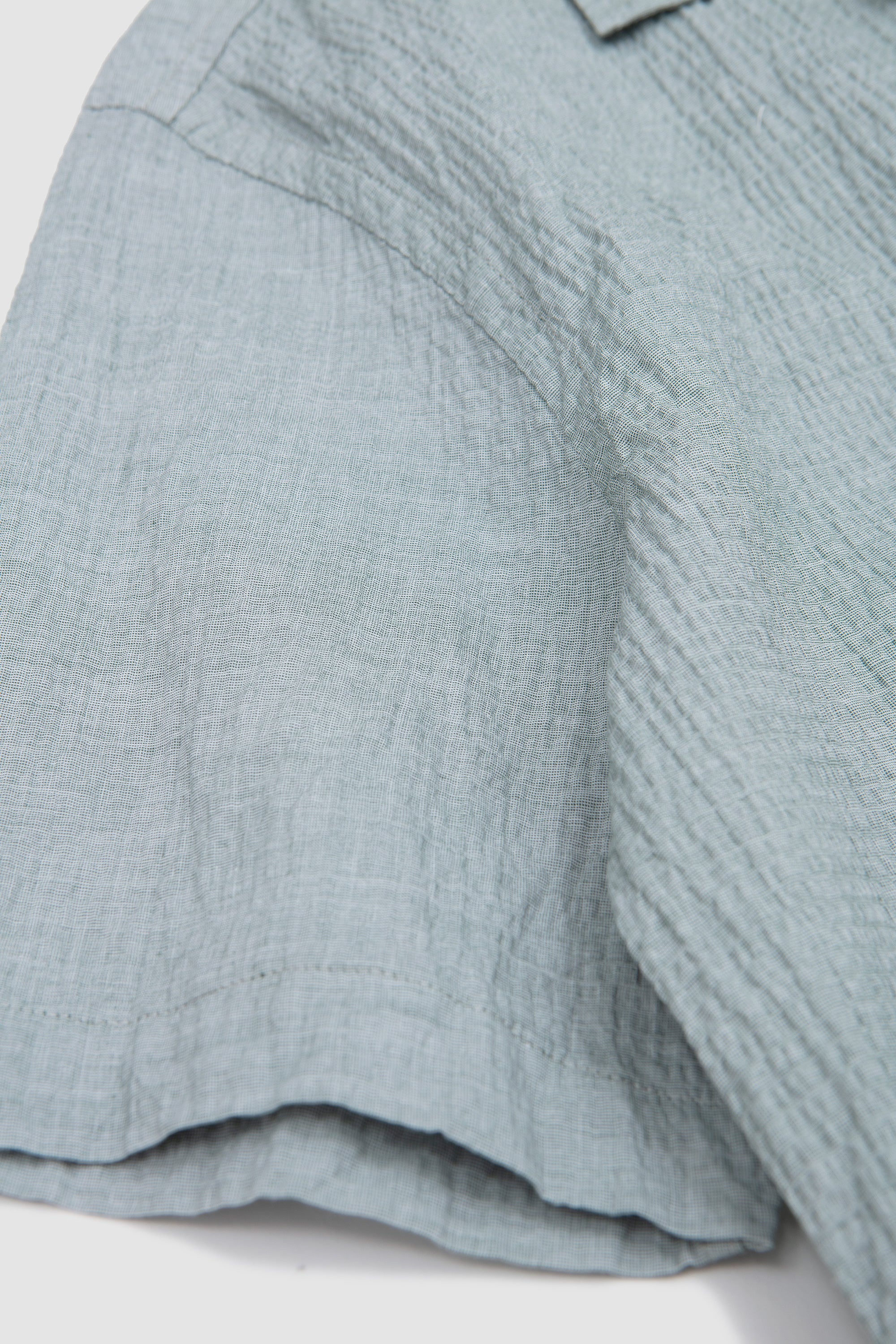 Road Shirt Seersucker Green_3