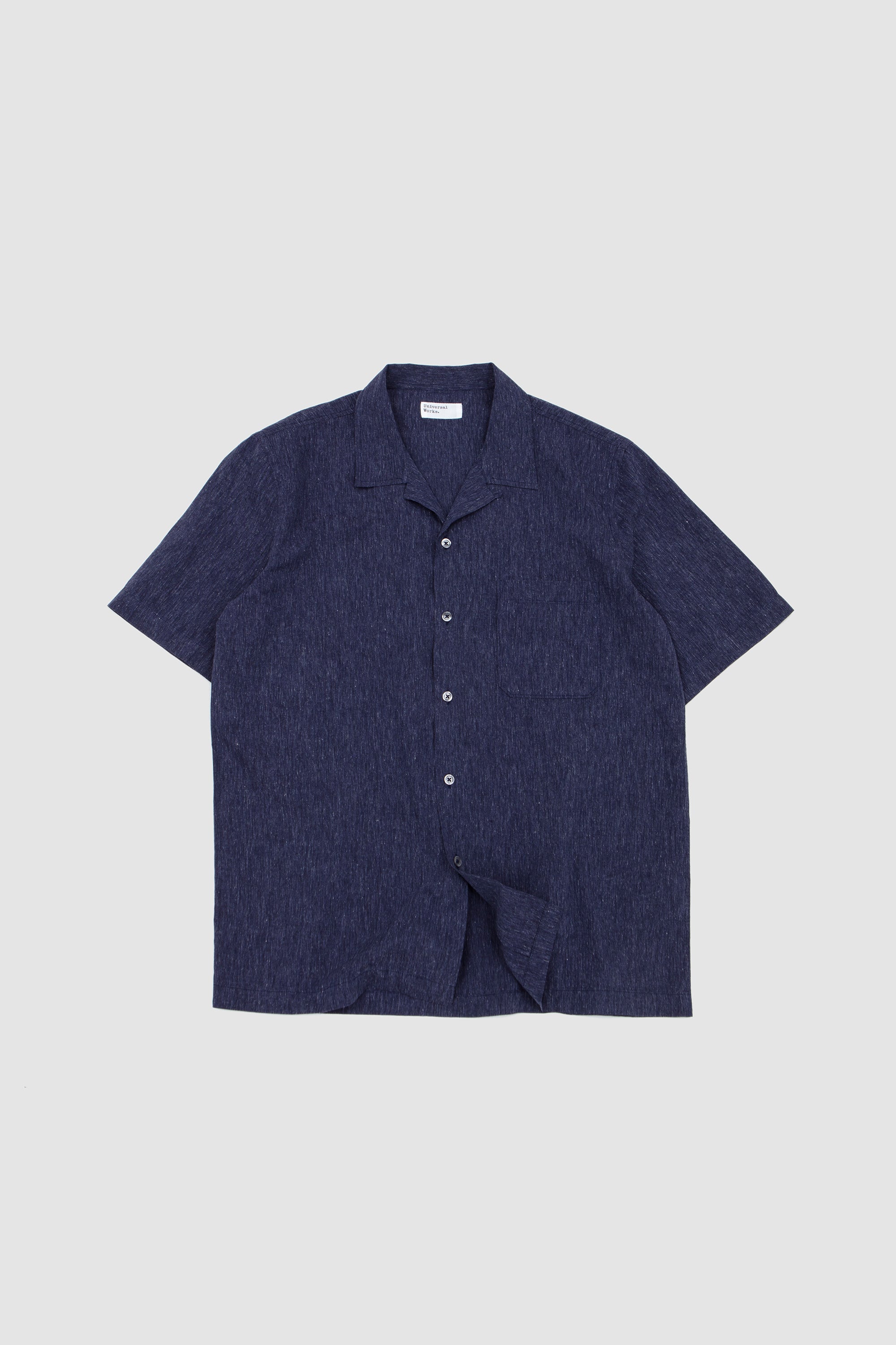 Road Shirt Sido Linen Mix Navy_1