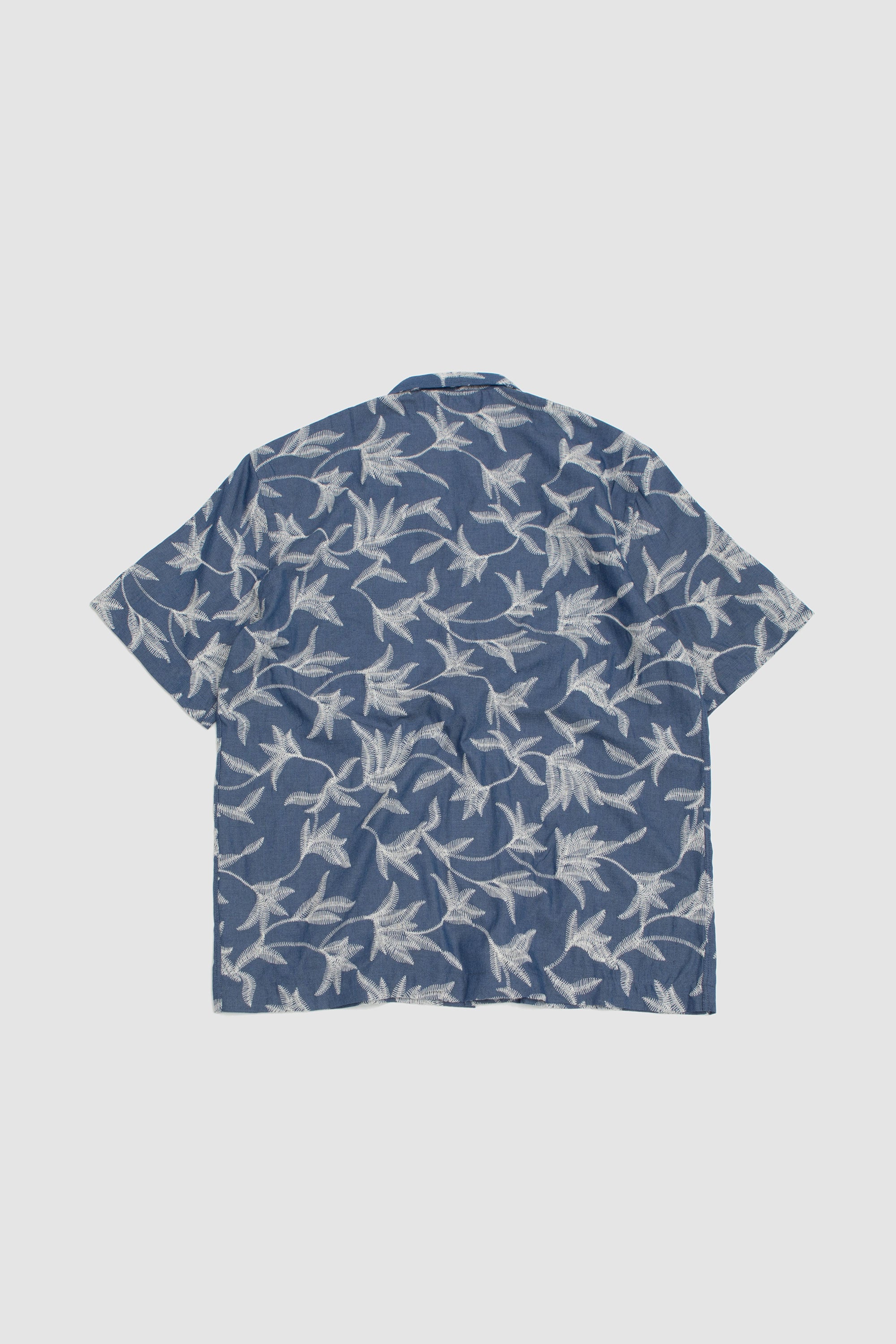 Road Summer Jungle Cotton Shirt Indigo_4