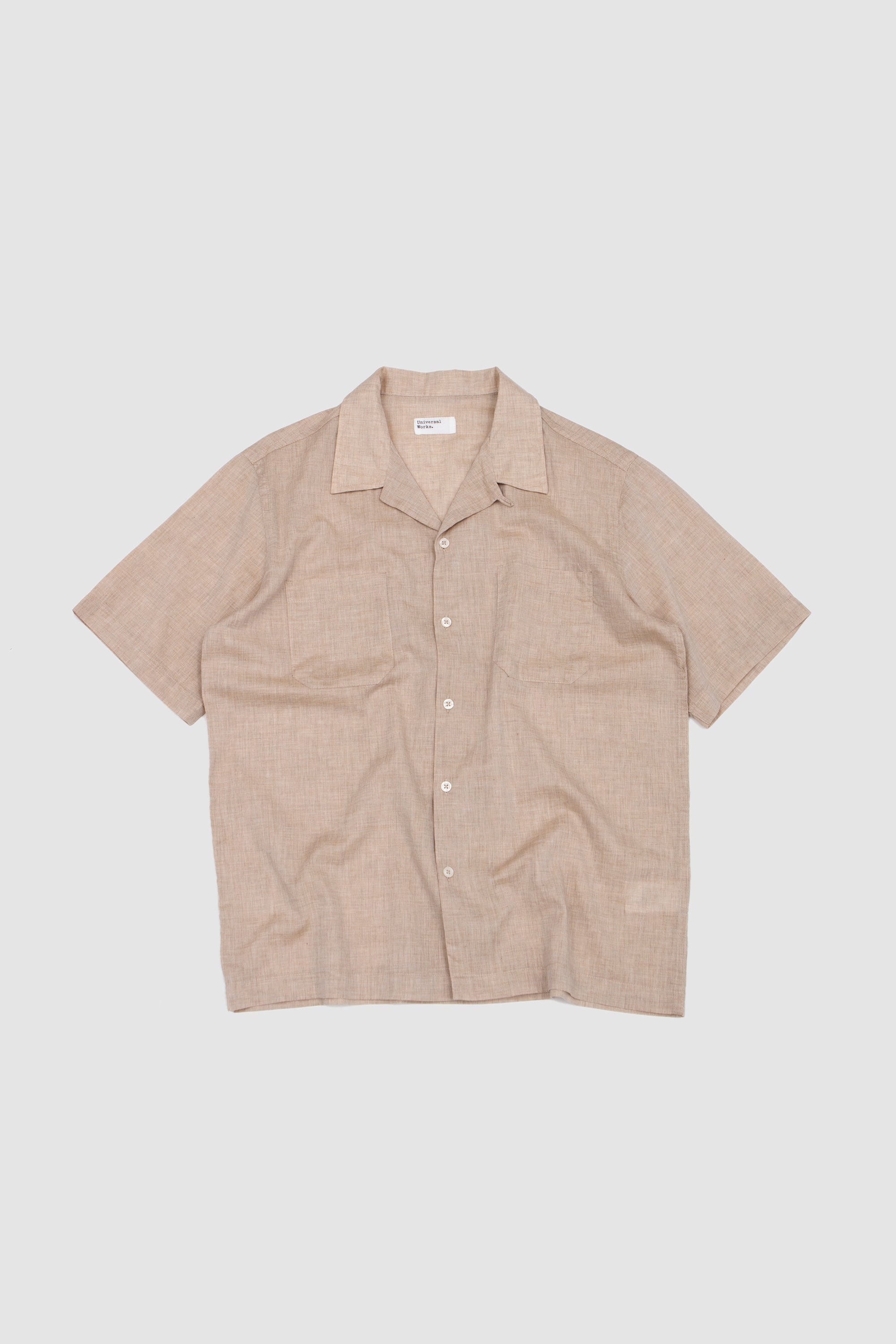 Sal Road Shirt Fine Org. Cotton Beige_1