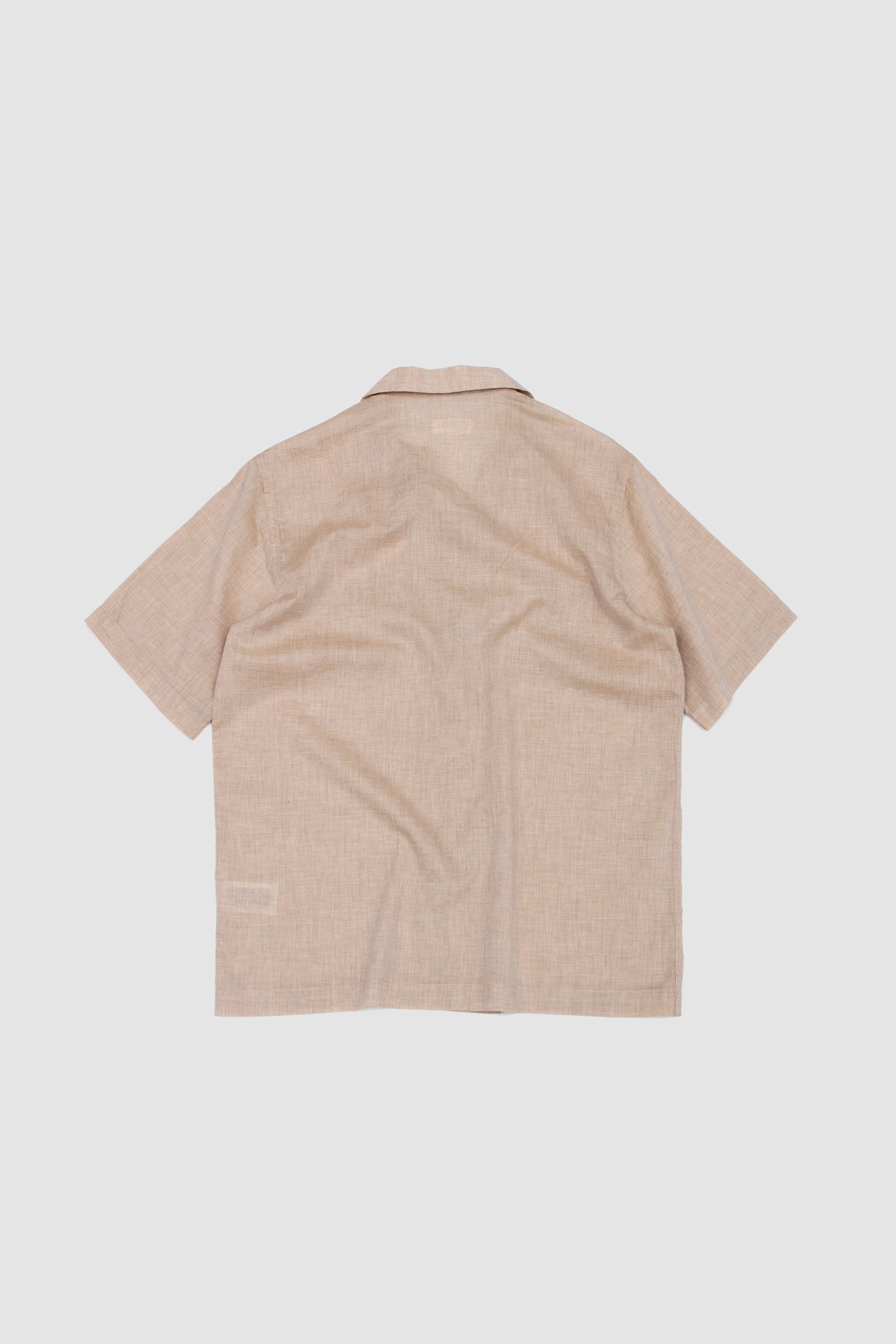 Sal Road Shirt Fine Org. Cotton Beige_4