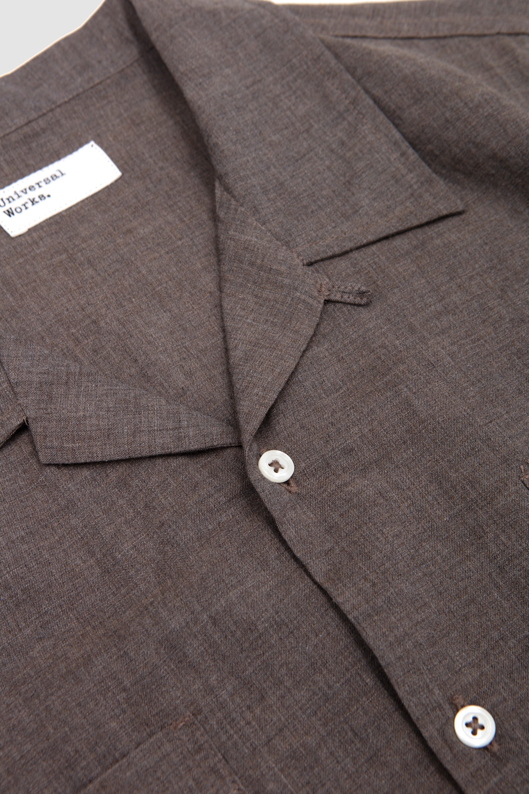 Sal Road Shirt Fine Org. Cotton Brown_2