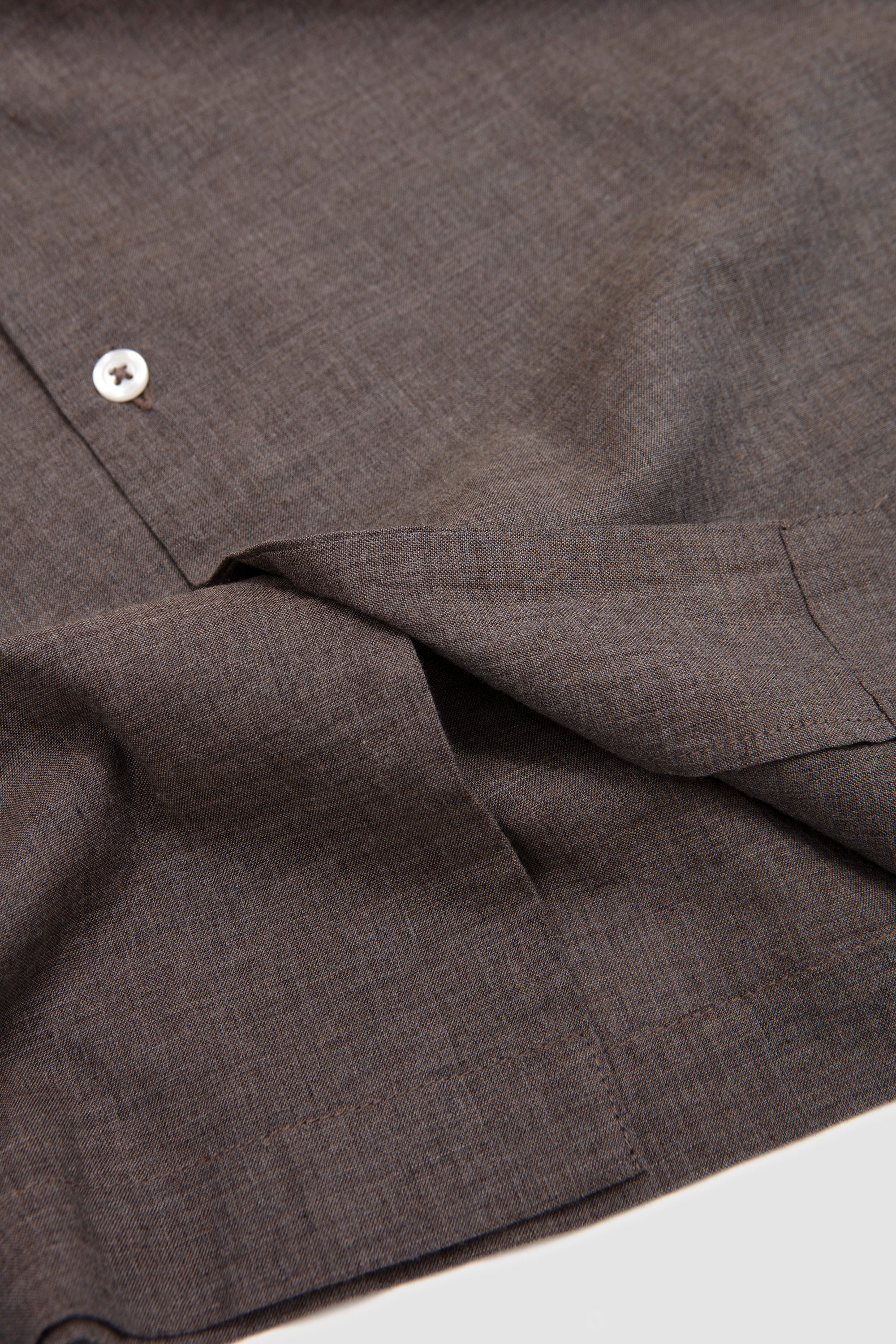 Sal Road Shirt Fine Org. Cotton Brown_3