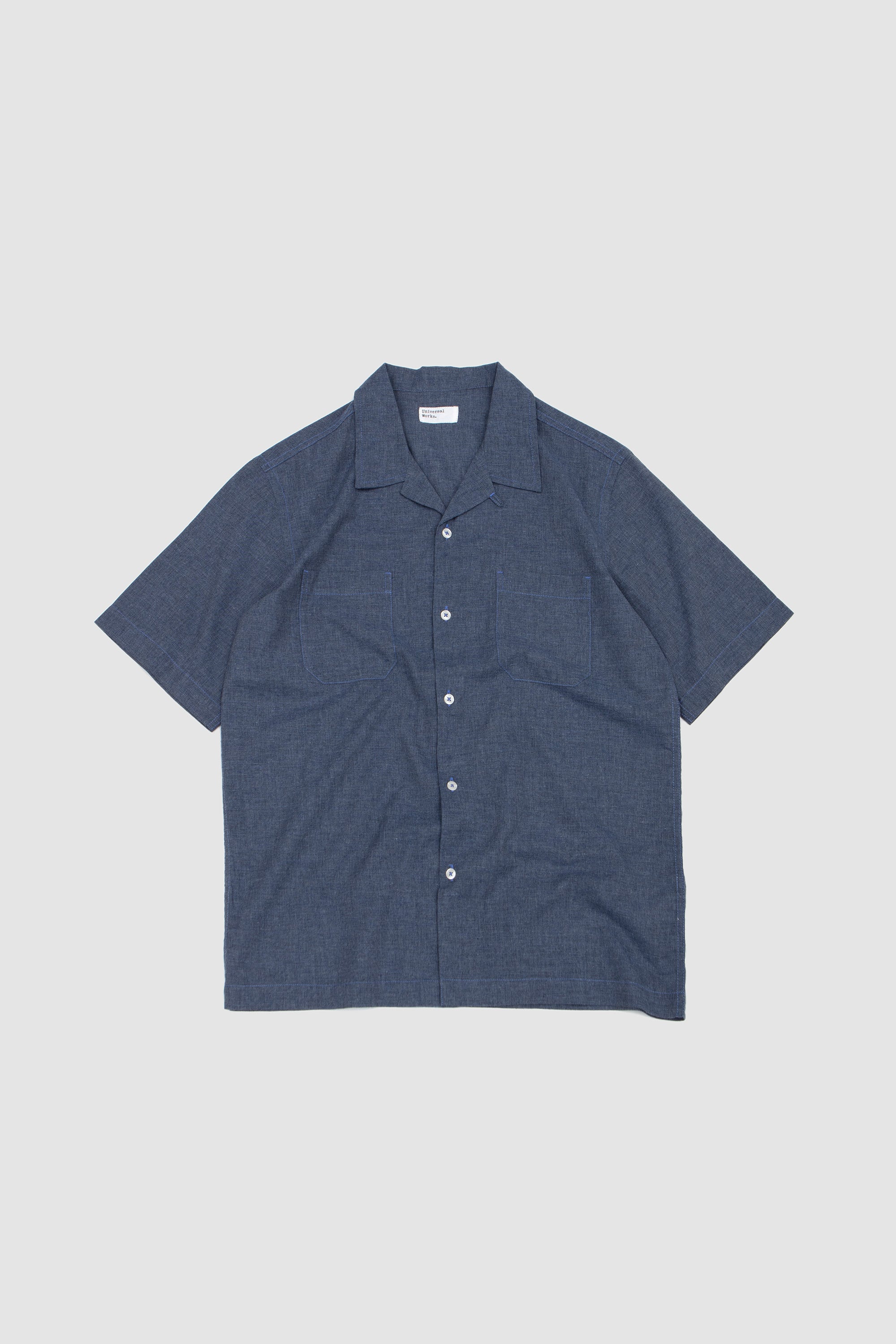 Sal Road Shirt Fine Org. Cotton Indigo_1