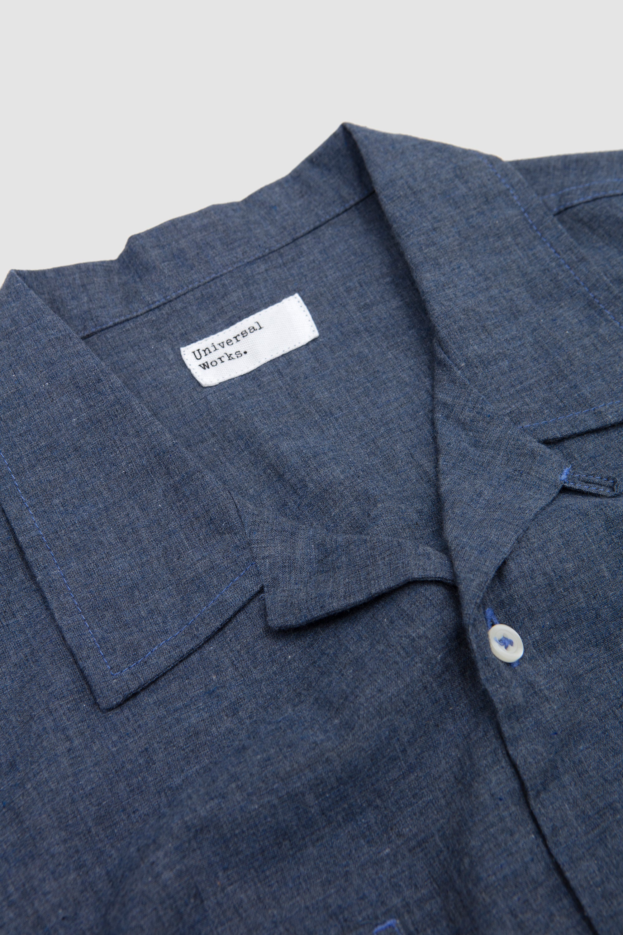 Sal Road Shirt Fine Org. Cotton Indigo_2