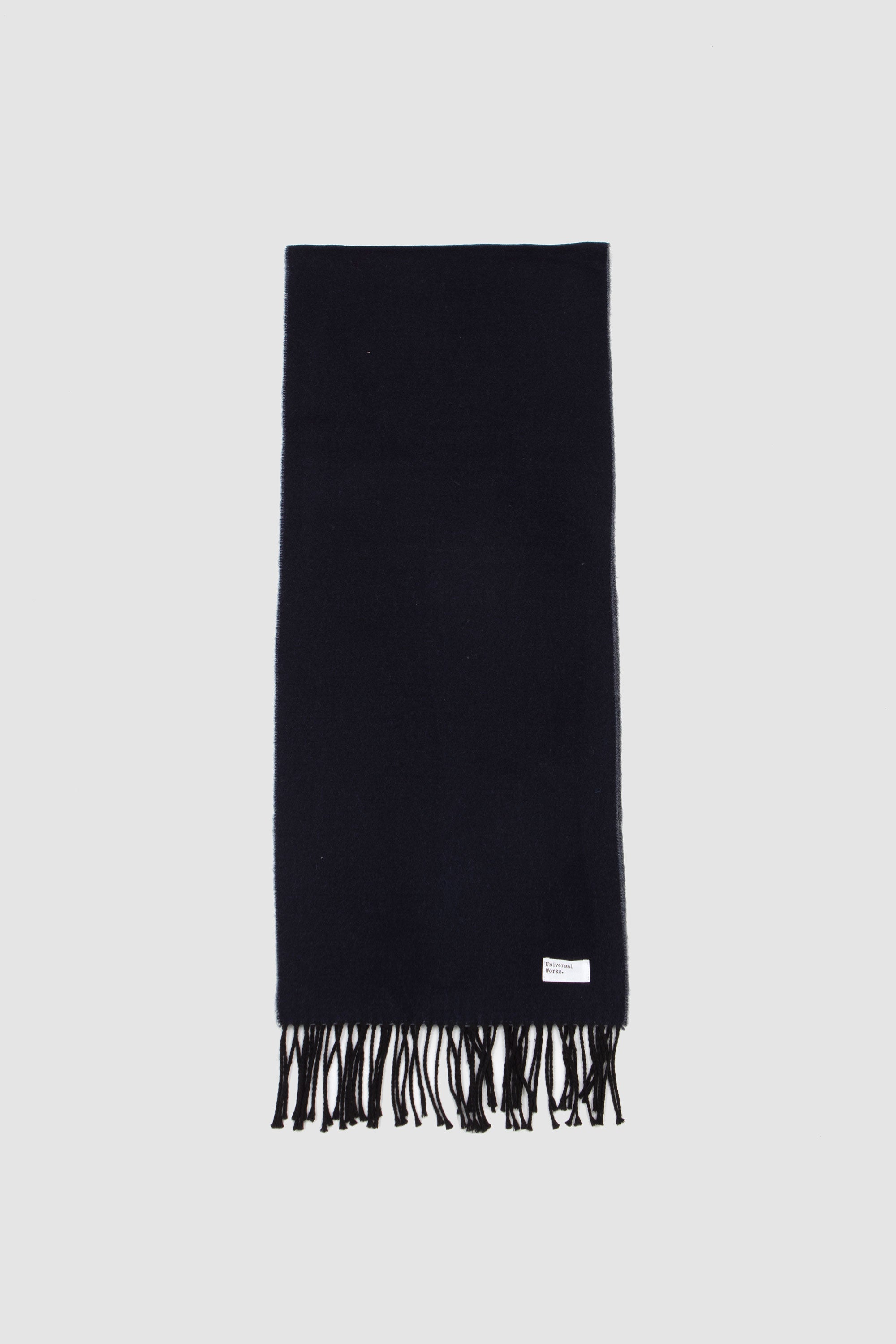 Scarf Double Sided Navy/ Mid Grey