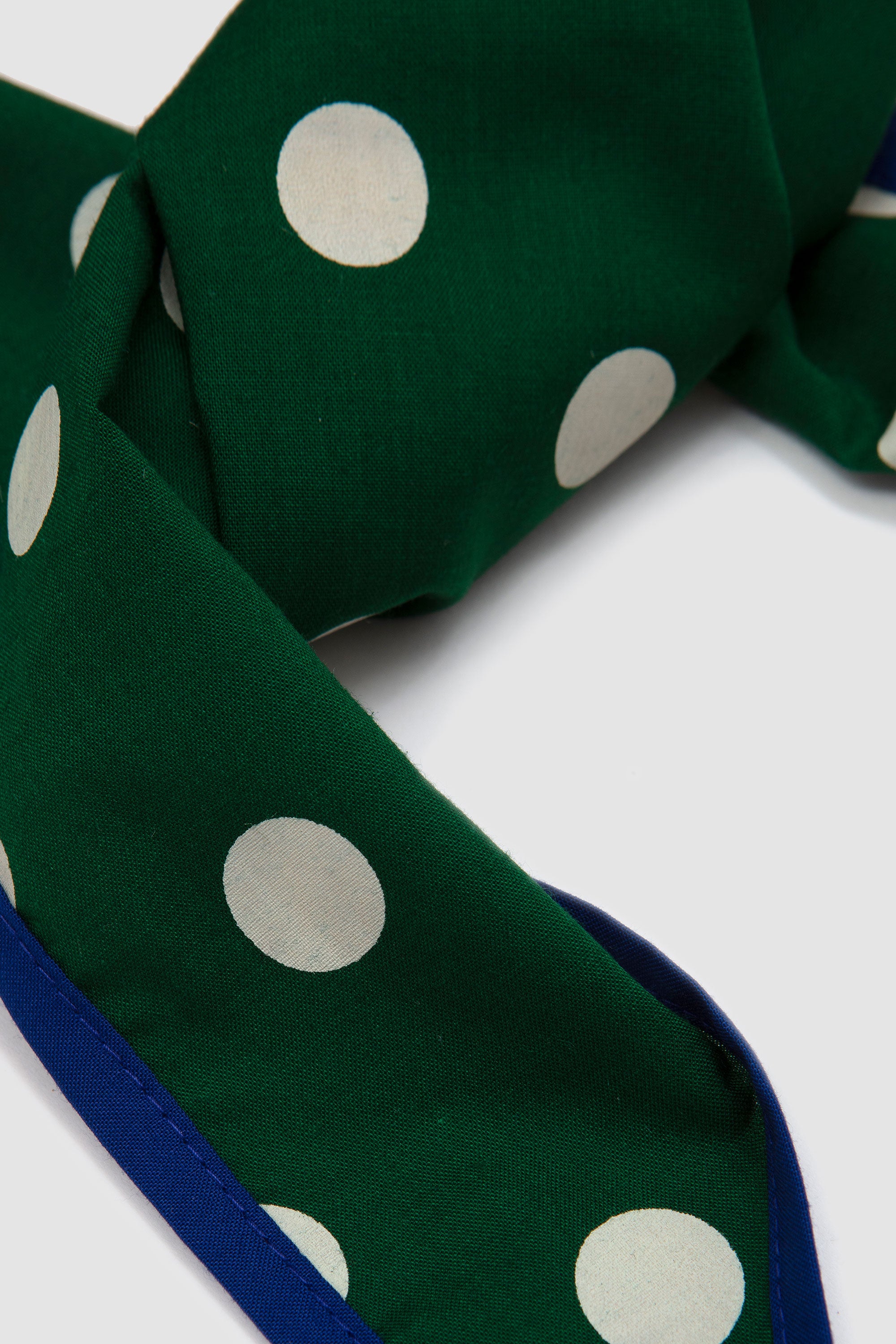 Scout Scarf Bold Dot Print Forest Green