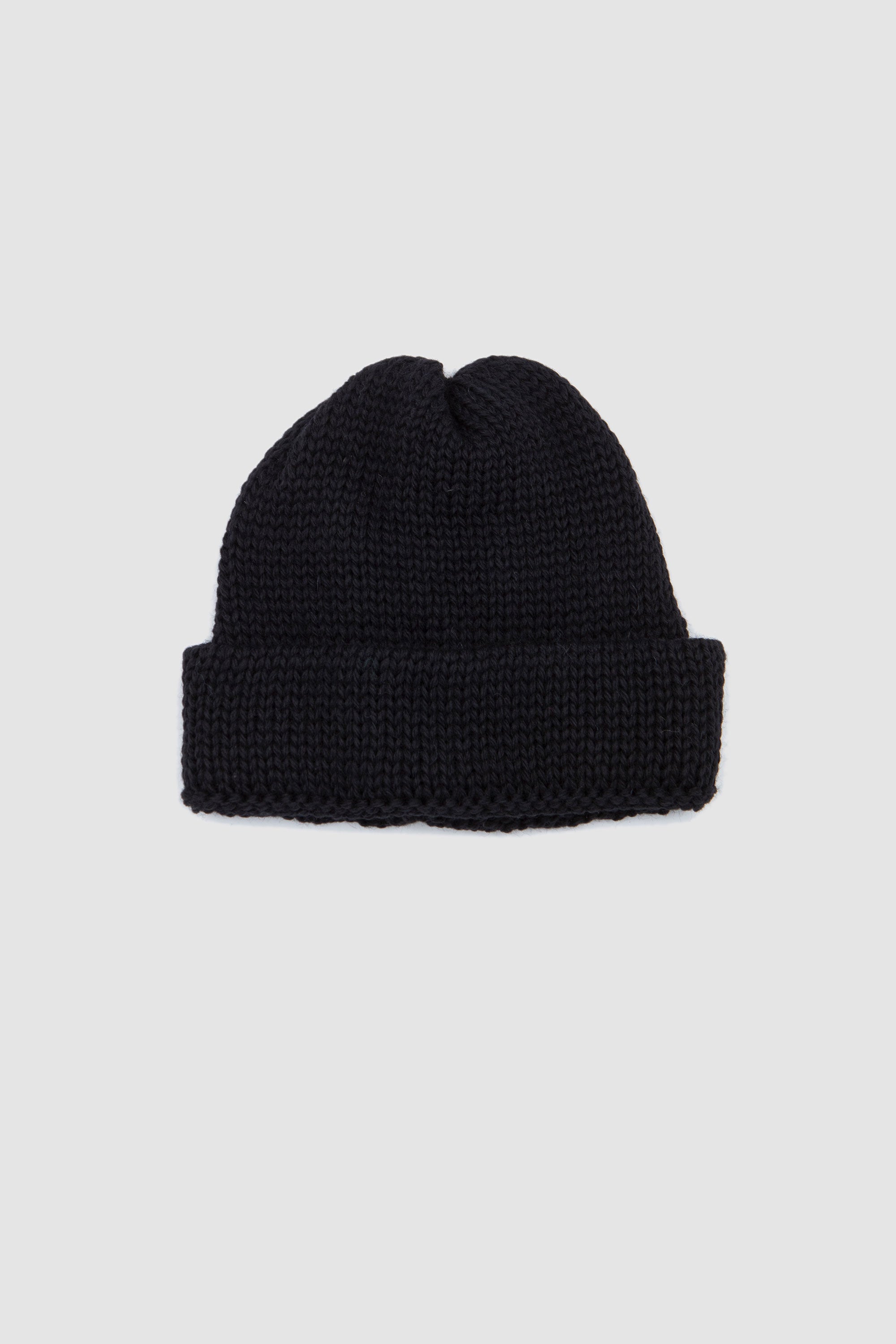 Short Watch Cap British Wool Black_1