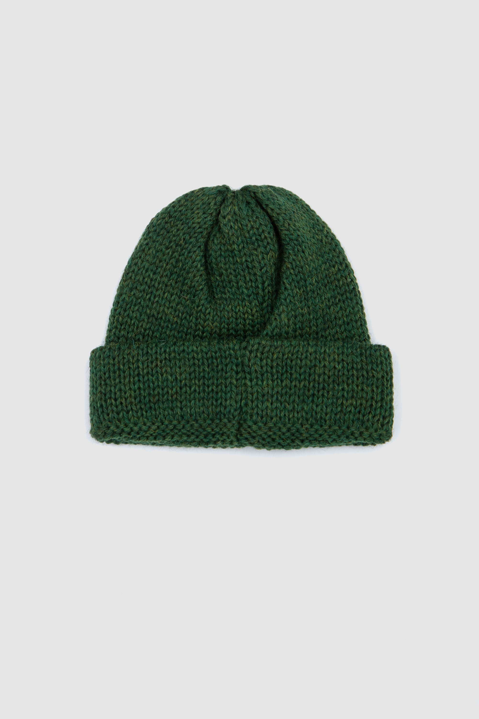Short Watch Cap British Wool Green_4