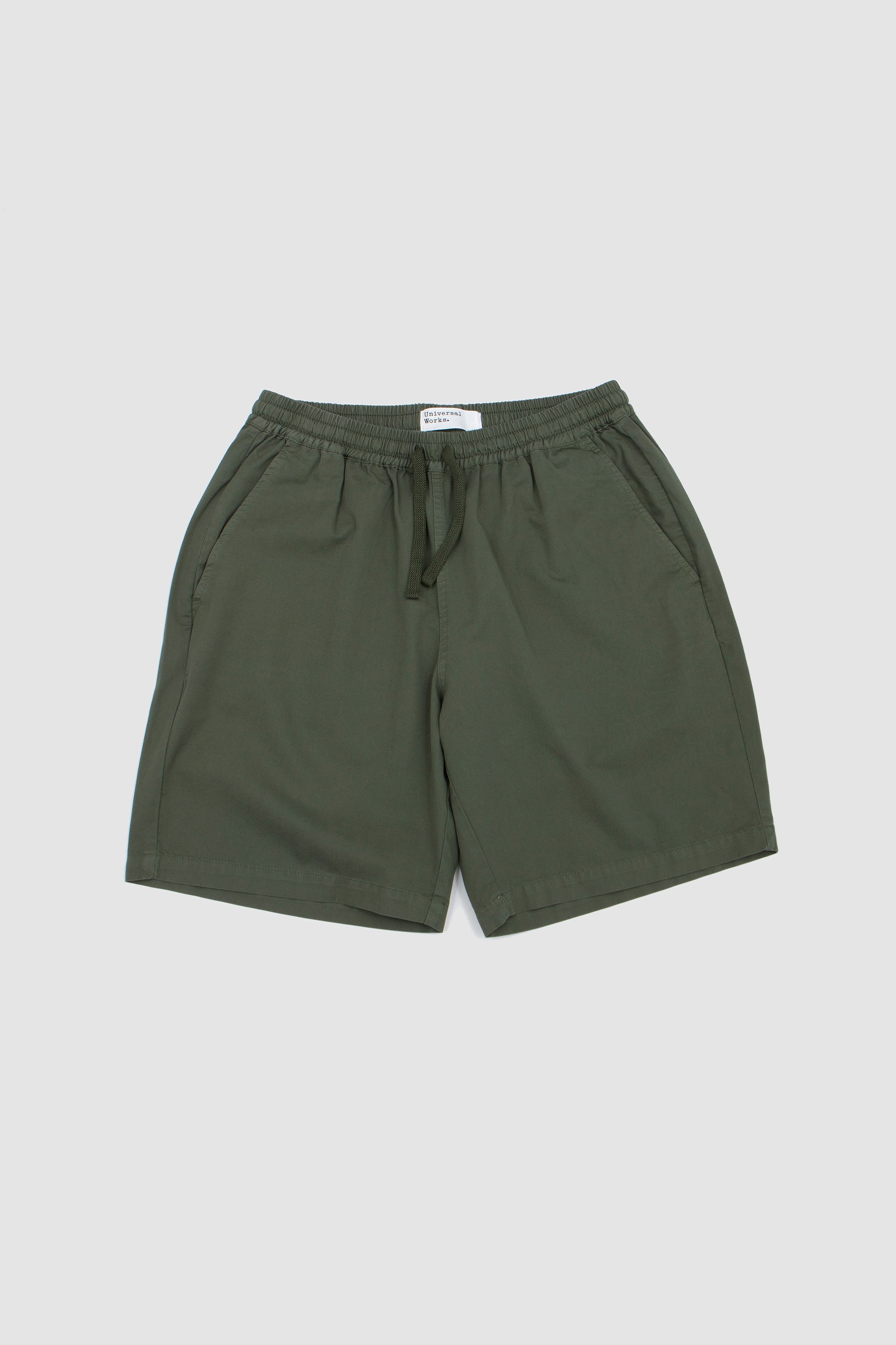Simple Short Kelly Cotton Olive