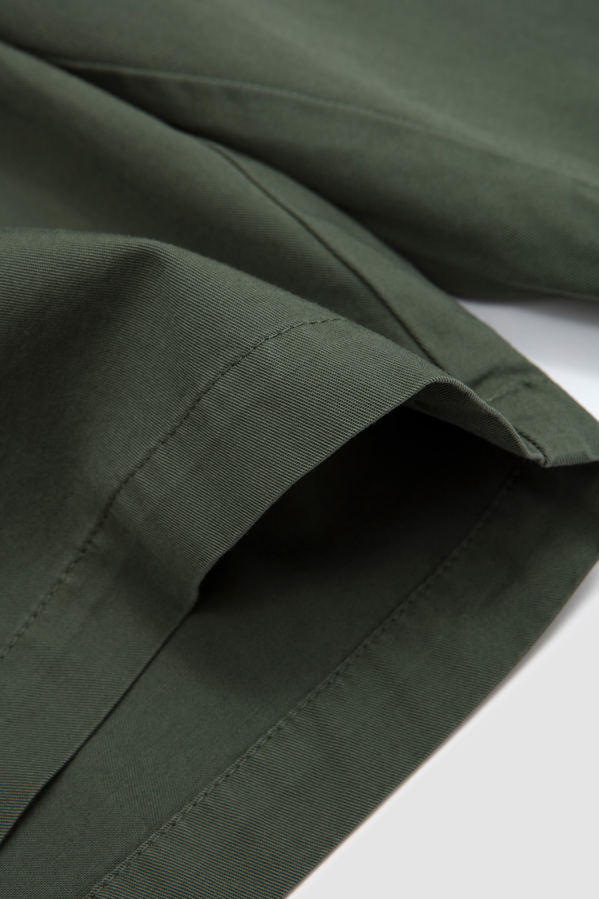 Simple Short Kelly Cotton Olive