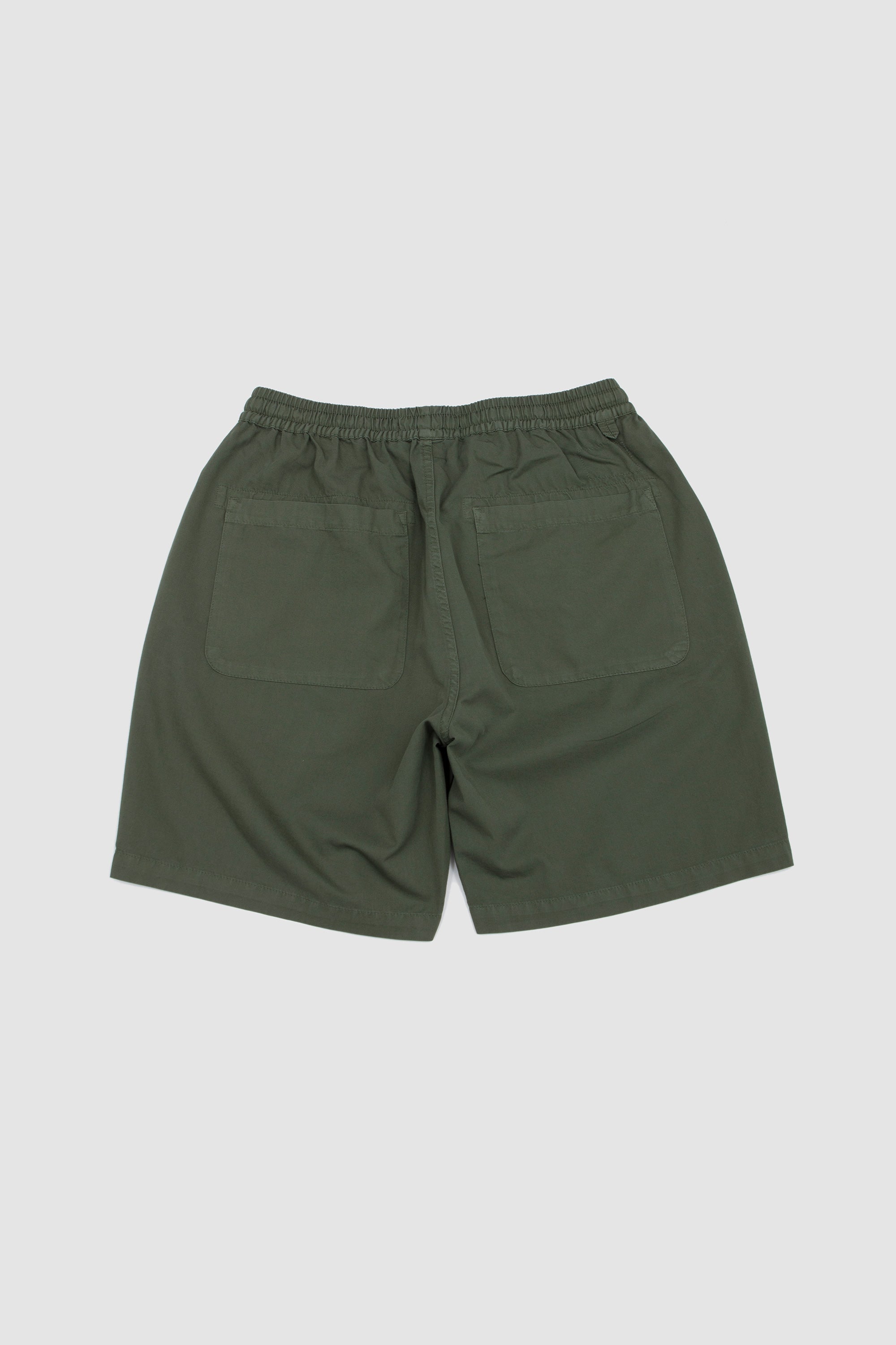 Simple Short Kelly Cotton Olive_4
