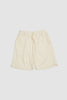 SPORTIVO STORE_Simple Short Light Weight Terry Ecru