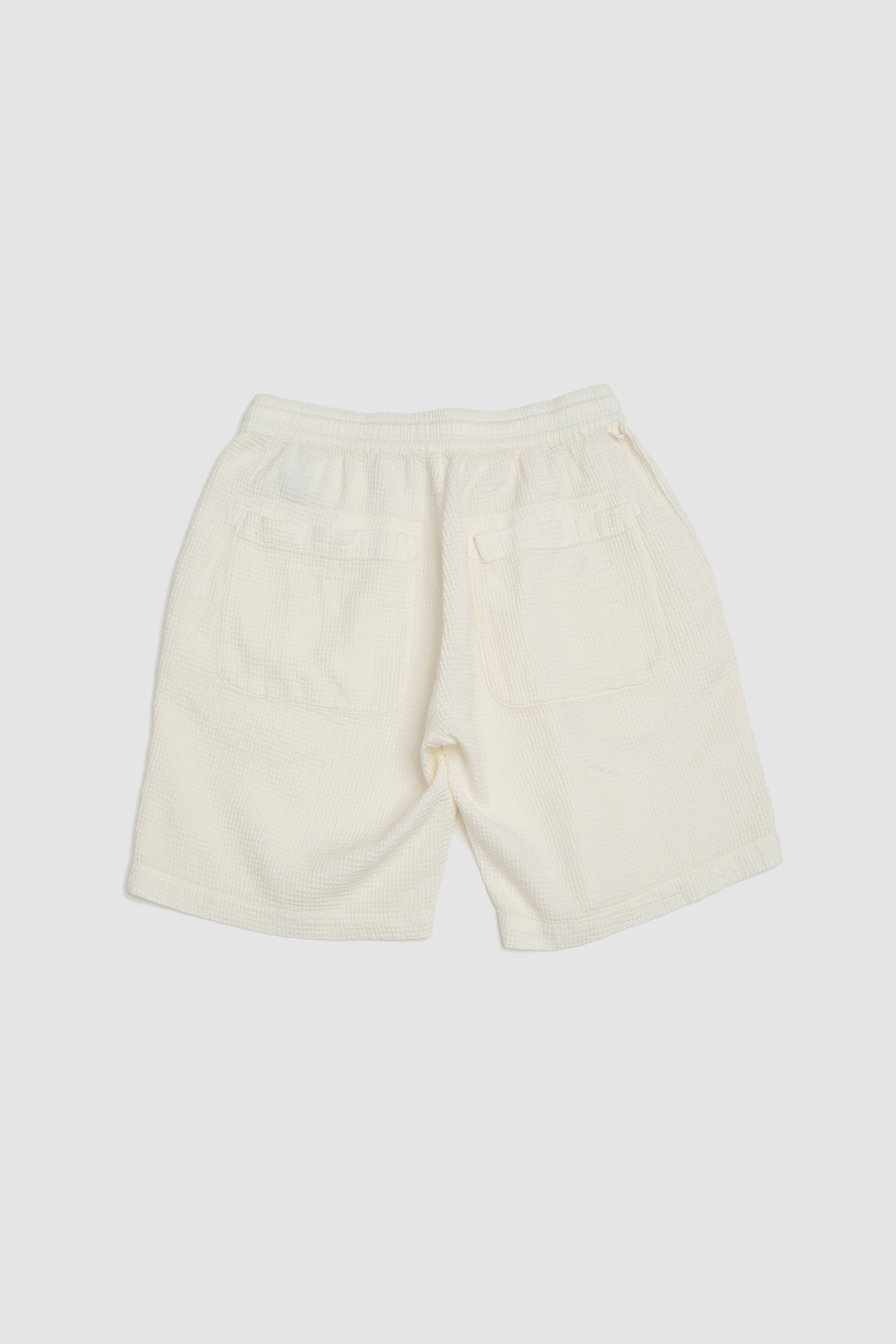 Simple Short Nippon Waffle Ecru_4