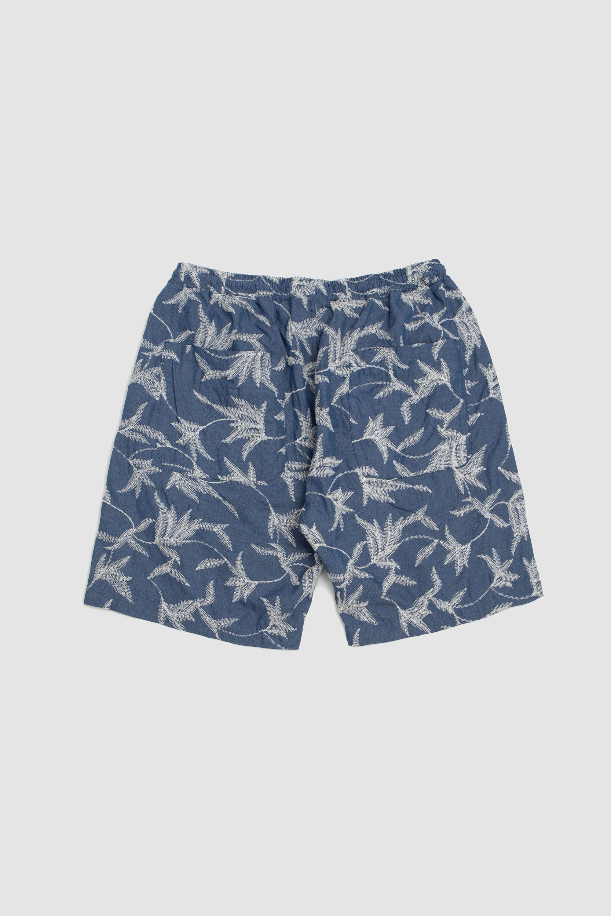 Simple Short Summer Jungle Cotton Indigo_4