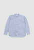 SPORTIVO STORE_Square Pocket Shirt Blue/Orange Busy Stripe Cotton