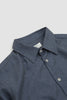 SPORTIVO STORE_Square Pocket Shirt It Brushed Twill Blue_3
