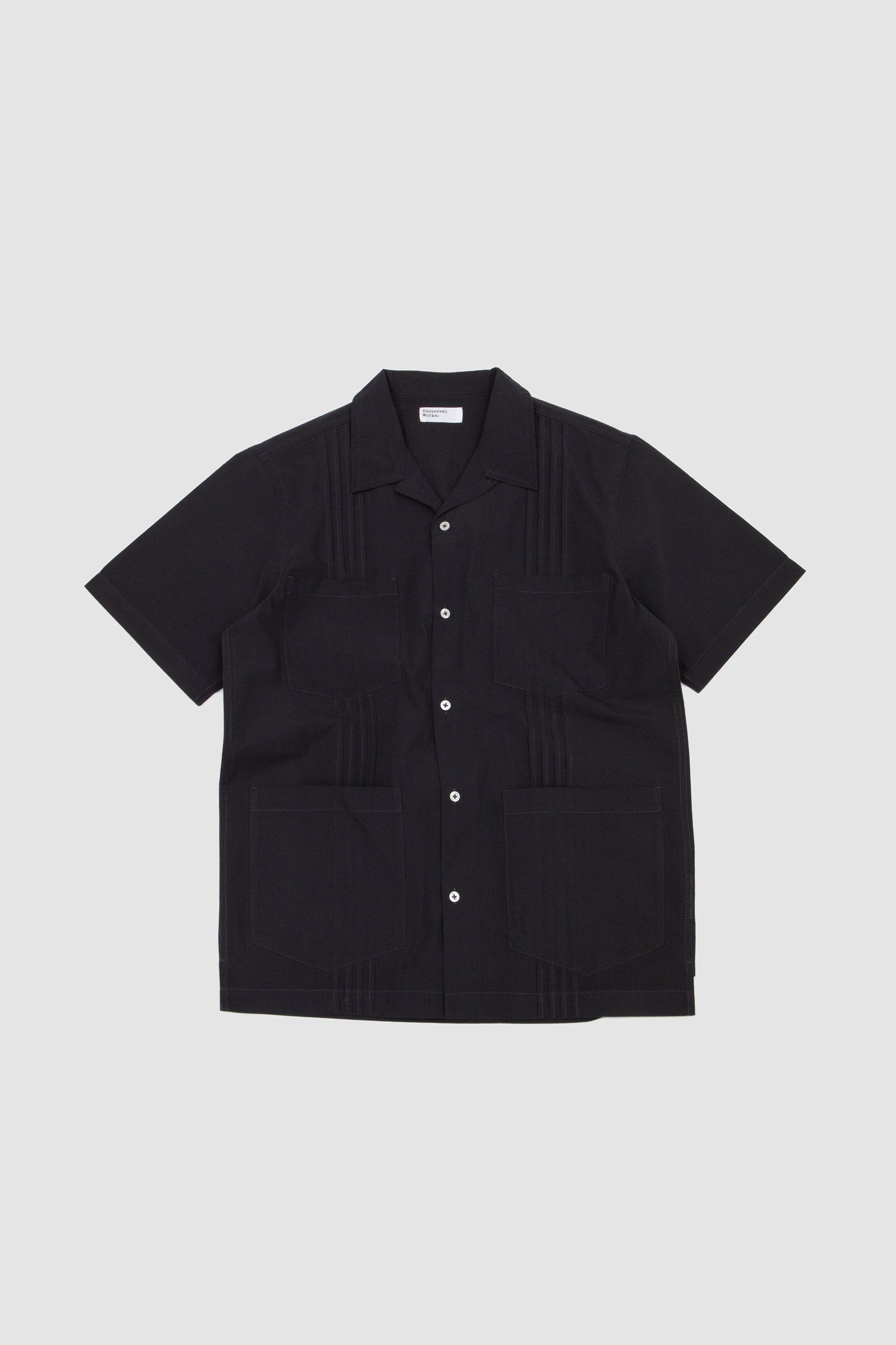 SS Dwight Overshirt Tech Cotton Black